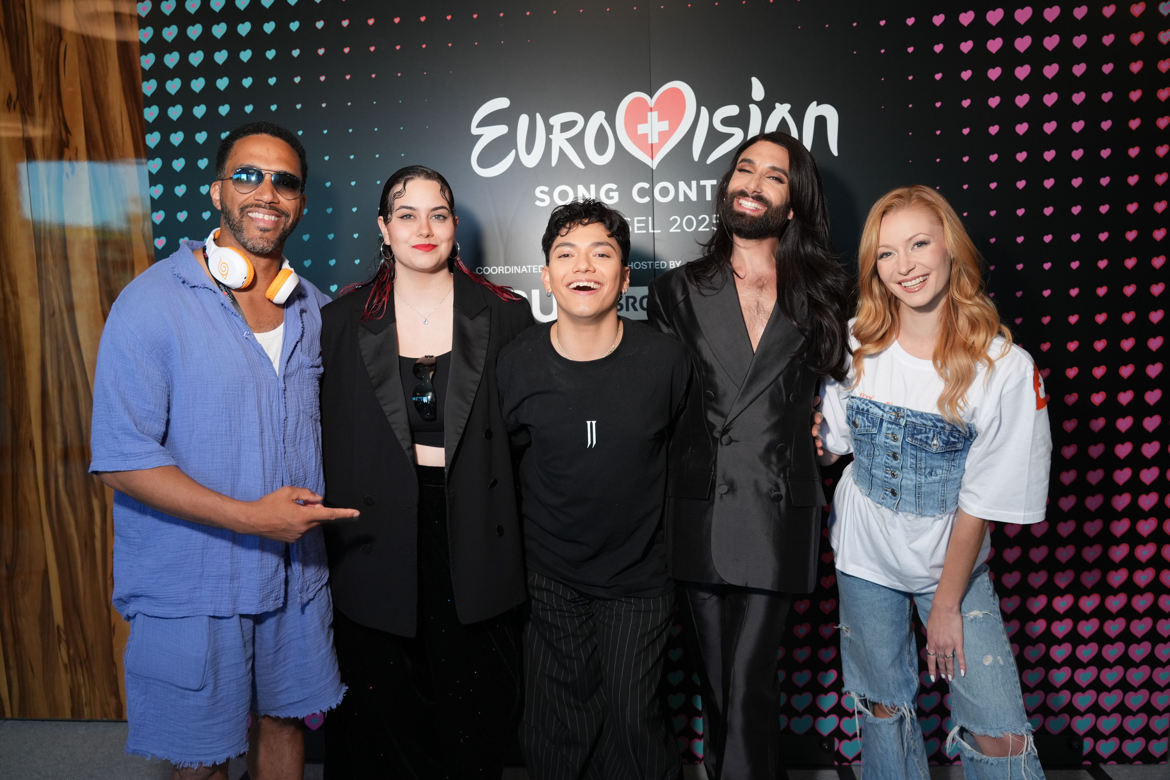 Cesar Sampson, Teya, JJ, Conchita und Kaleen sind beim 