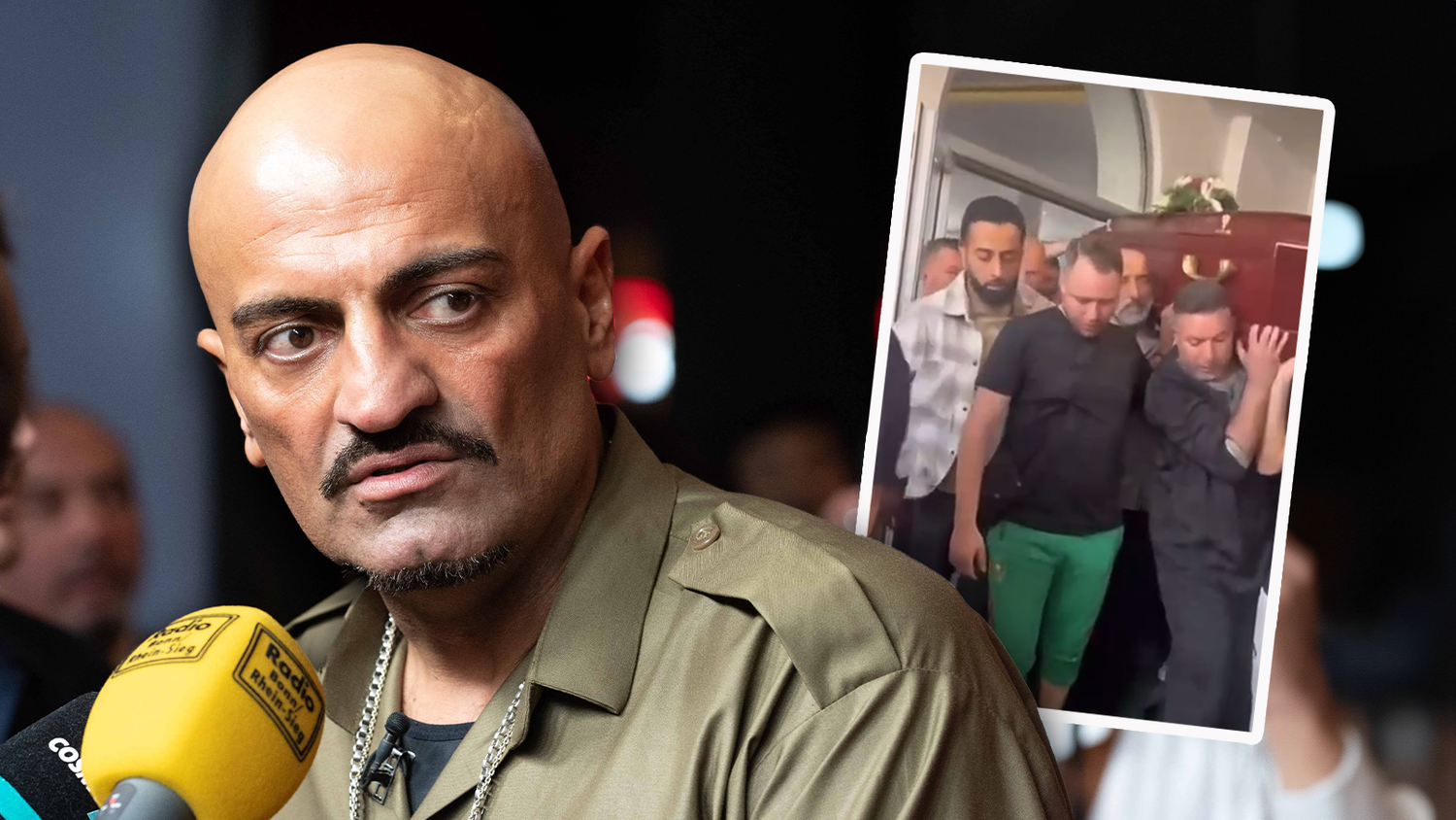 Familie, Weggefährten und Freunde kamen zu dem islamischen Gebet in der Al-Muhajirin Moschee im Bonner Norden.