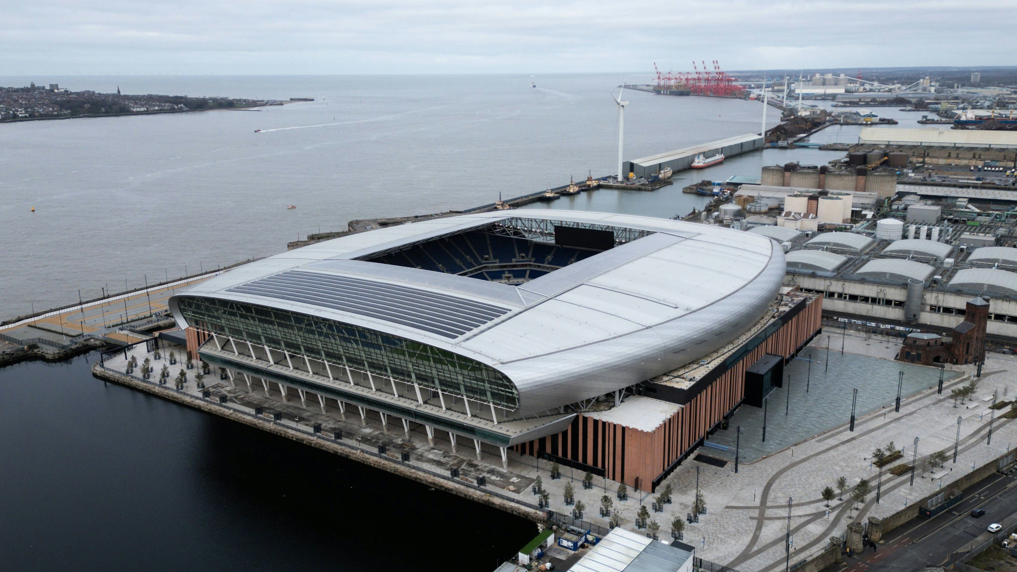 So sieht das neue Stadion des FC Everton aus. 
