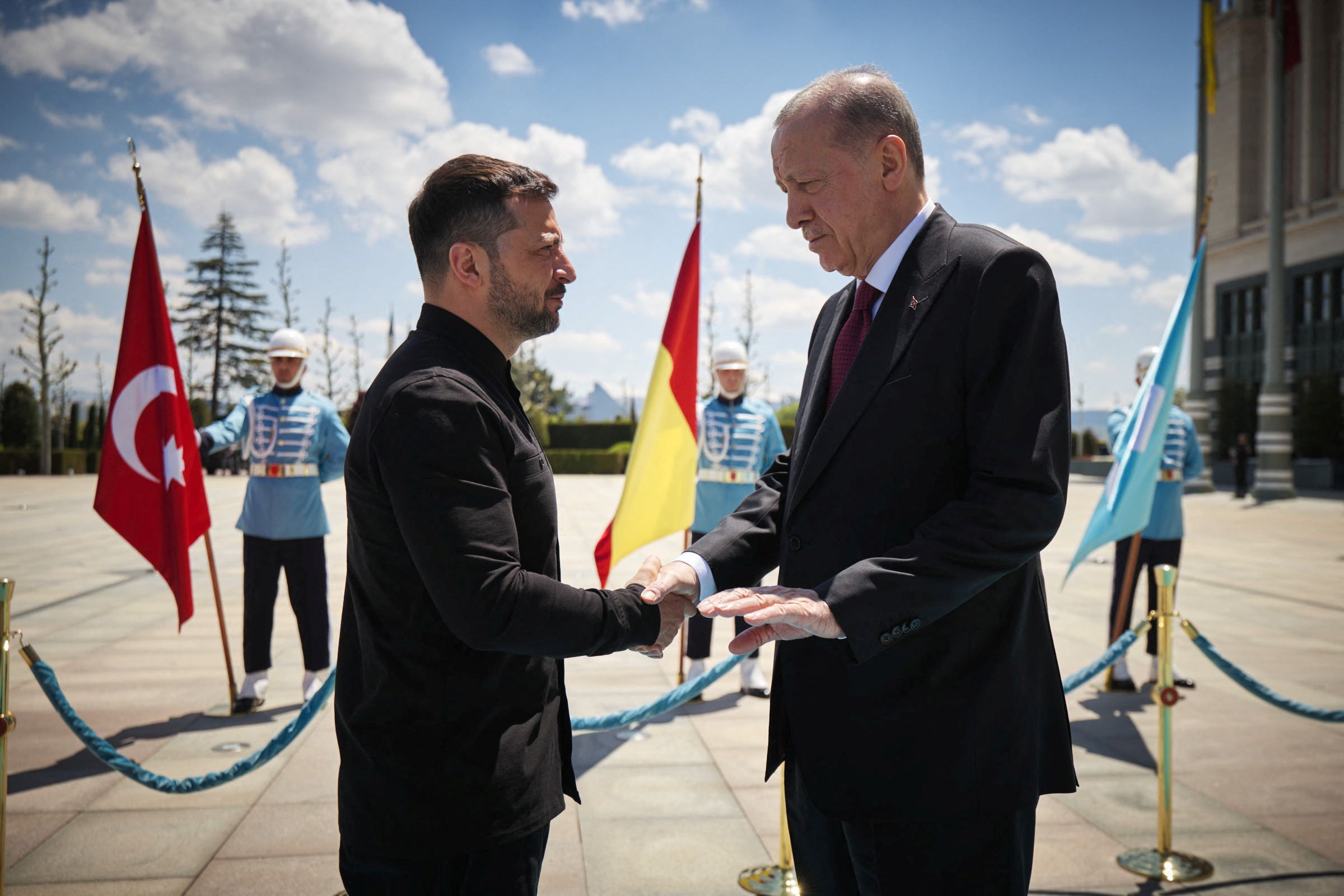 Selenskyj traf Erdogan in Ankara, am Freitag in Istanbul ist er nicht mehr dabei. 