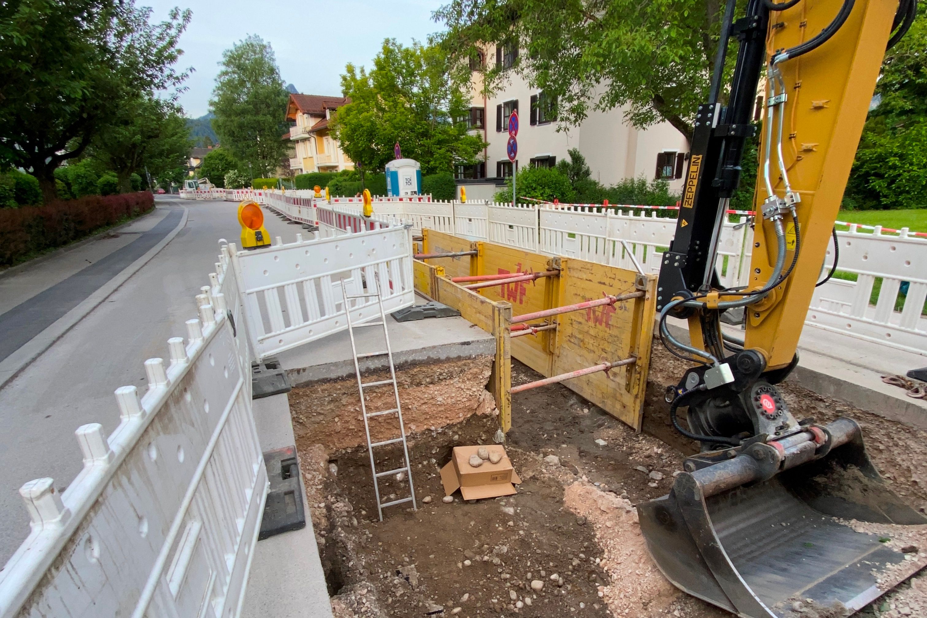 Auf einer Baustelle wurde die Bombe entdeckt.