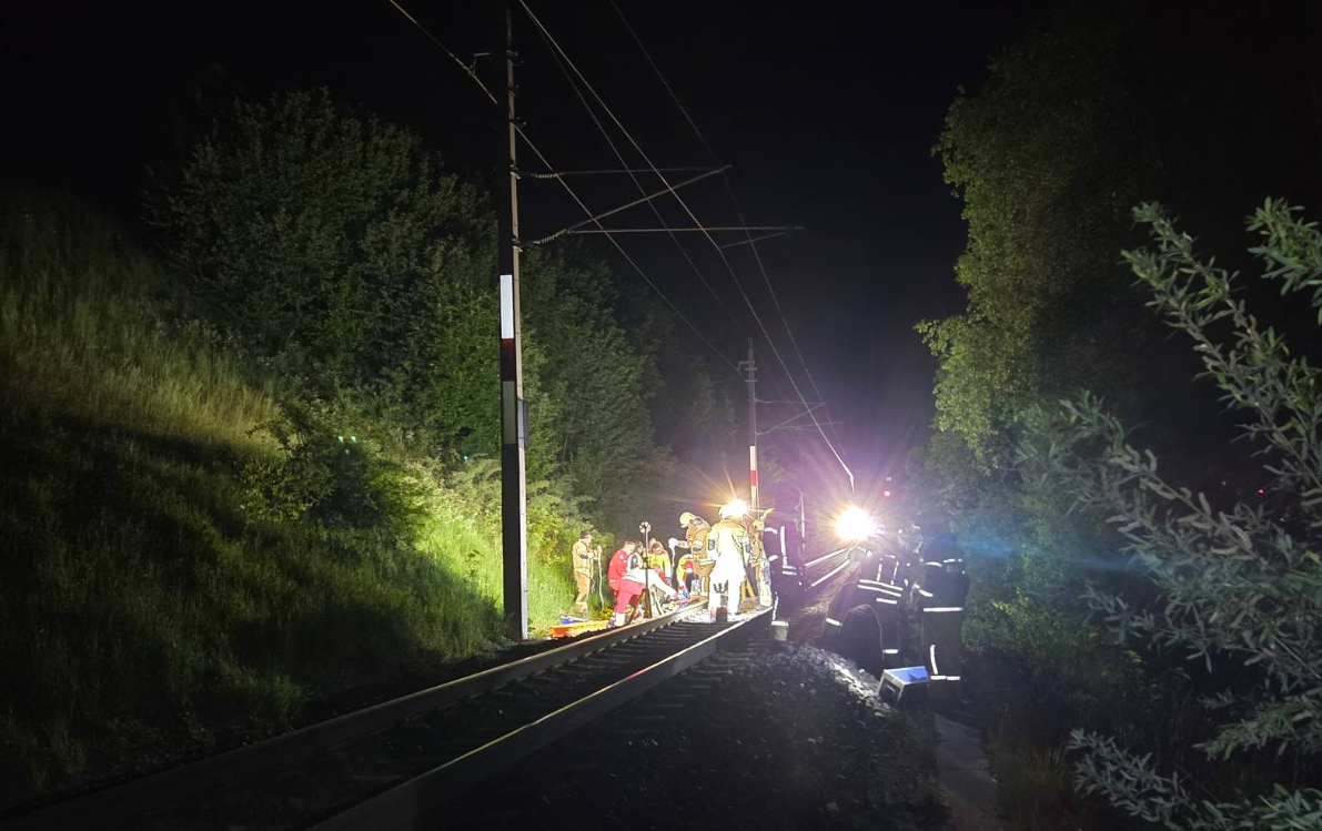 Der Mann wurde bei der Kollision mit dem Zug schwer verletzt.