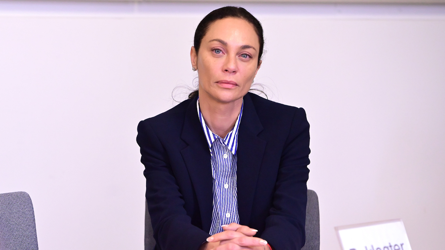 Lilly Becker im Februar 2025 vor dem Landgericht München.