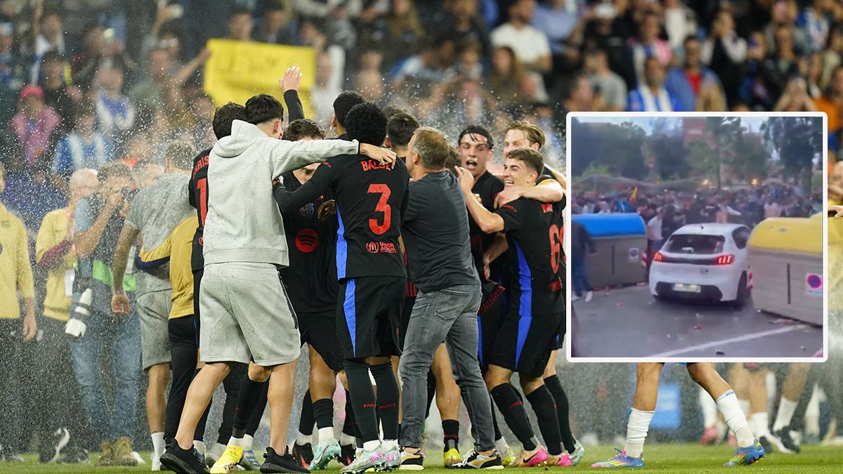 Vor dem Derby zwischen dem FC Barcelona und Espanyol ereignete sich ein Unfall. 