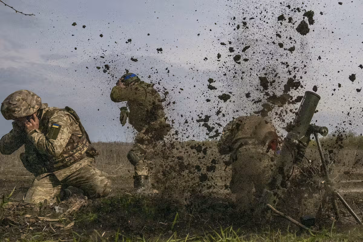 Ukrainische Soldaten erhalten Punkte für das Treffen von russischen Zielen.