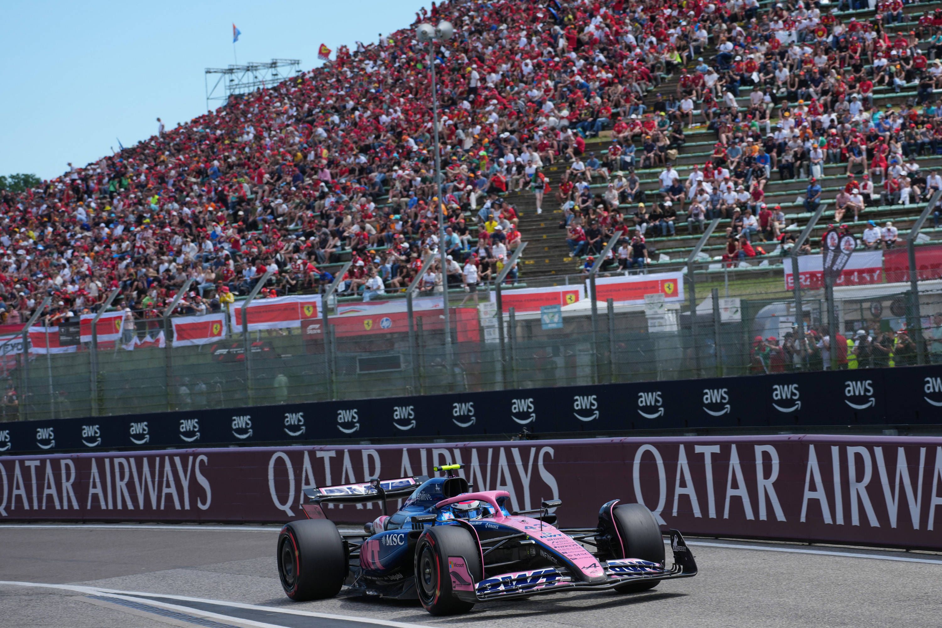 Franco Colapinto geht von Startplatz 15 ins Rennen.