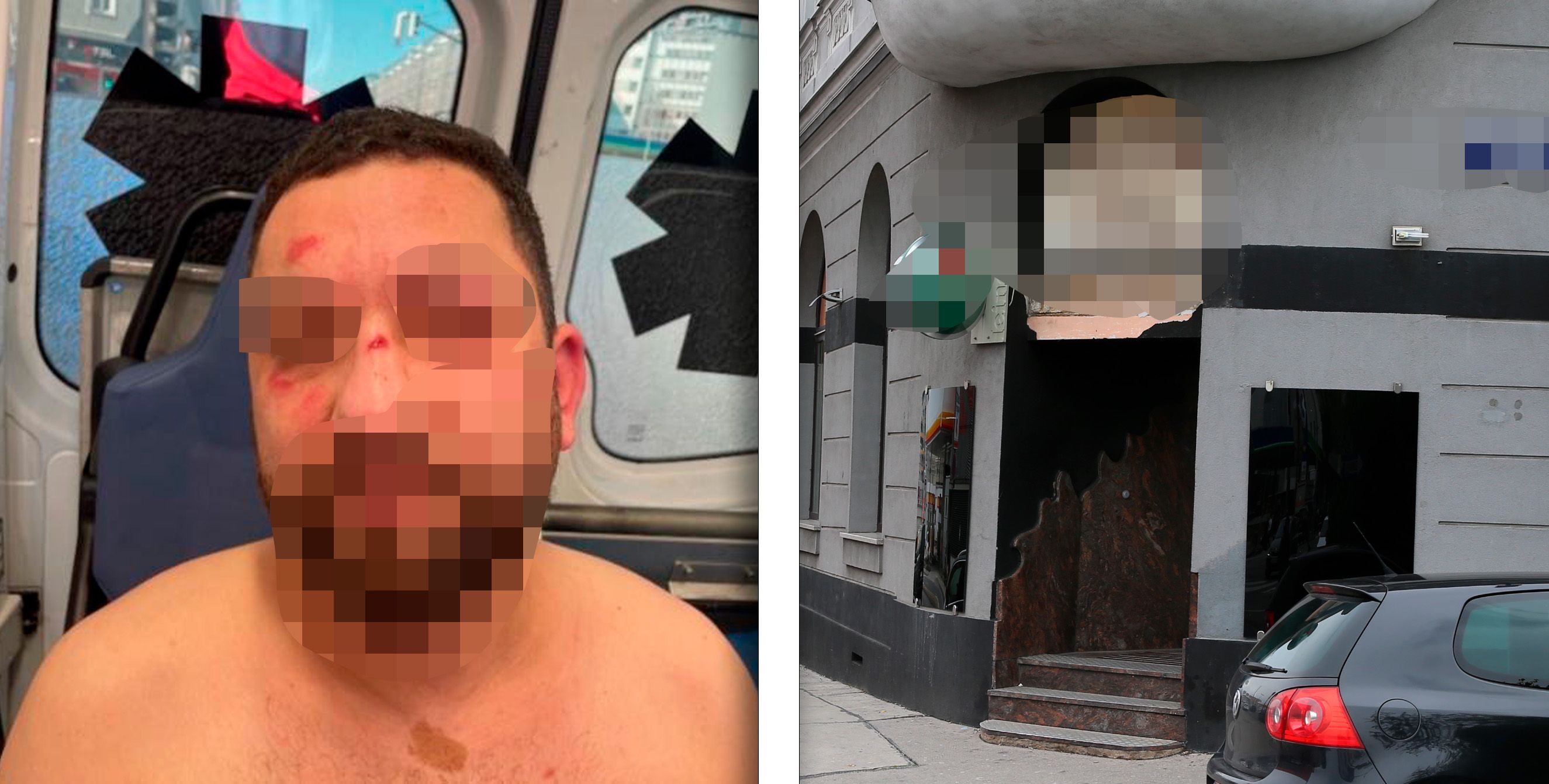 Das Opfer war nach dem Vorfall im Ecklokal schwer gezeichnet