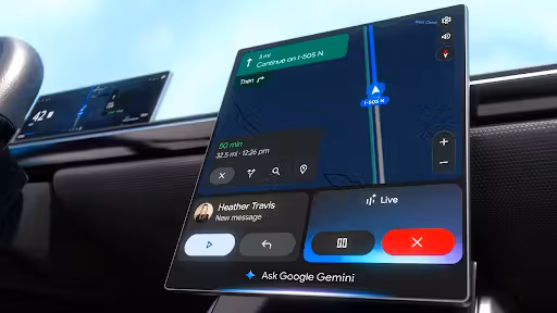 Gemini wird bald in Android Auto integriert und ersetzt den Google Assistenten.