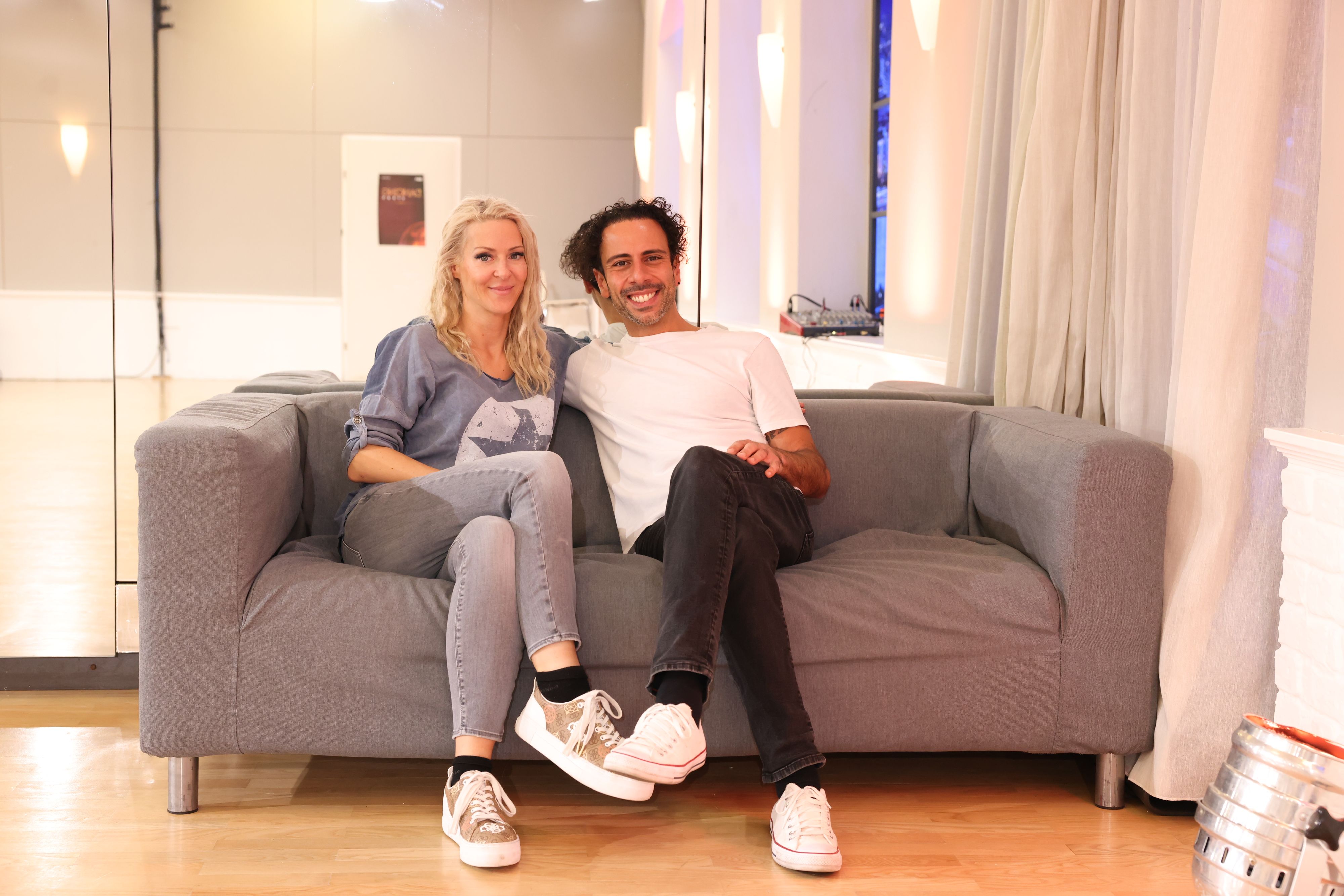 Simone Lugner und Danilo Campisi stecken in den Proben für das große Finale am 23. Mai