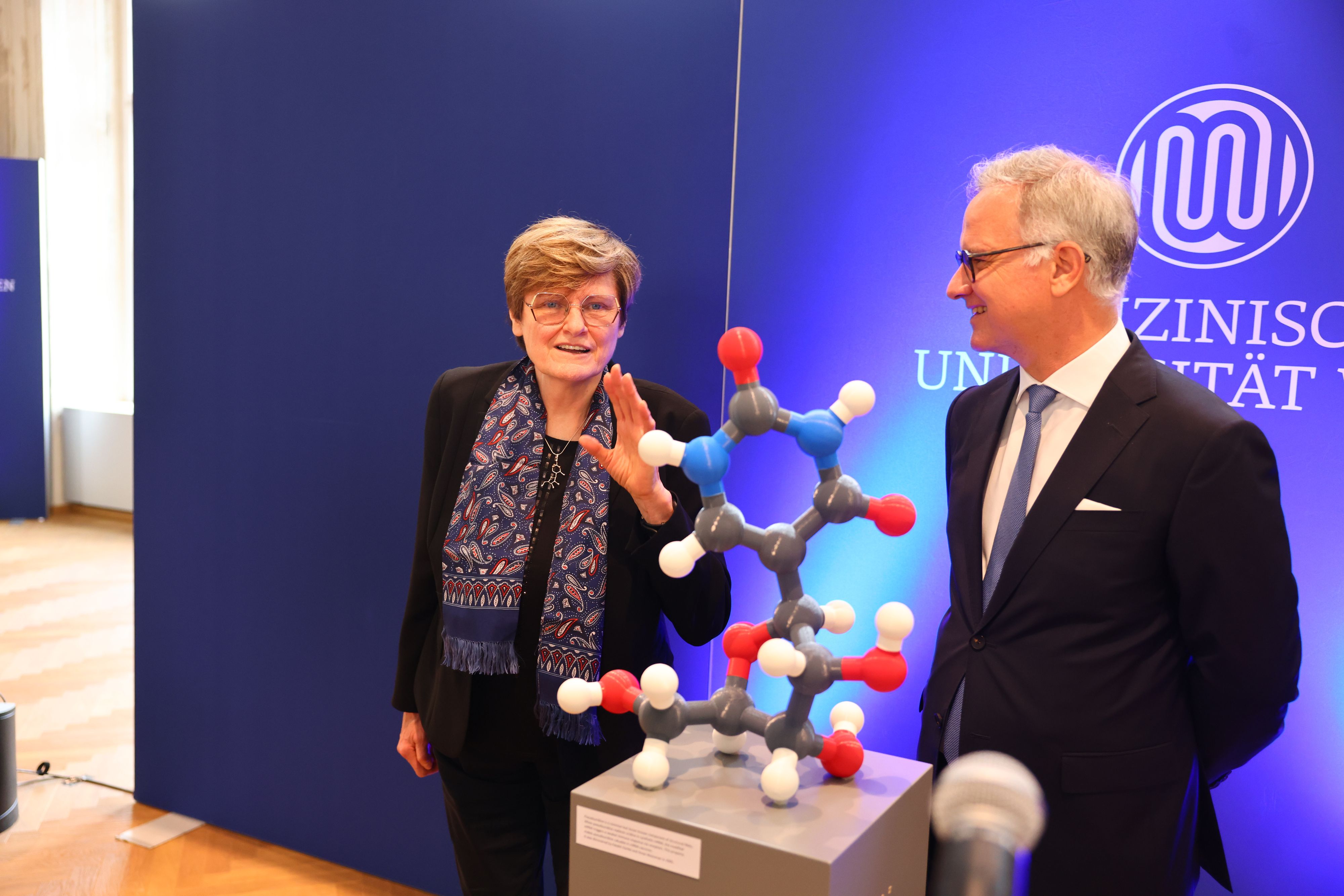 Nobelpreisträgerin Katalin Karikó zu Besuch in Wien.