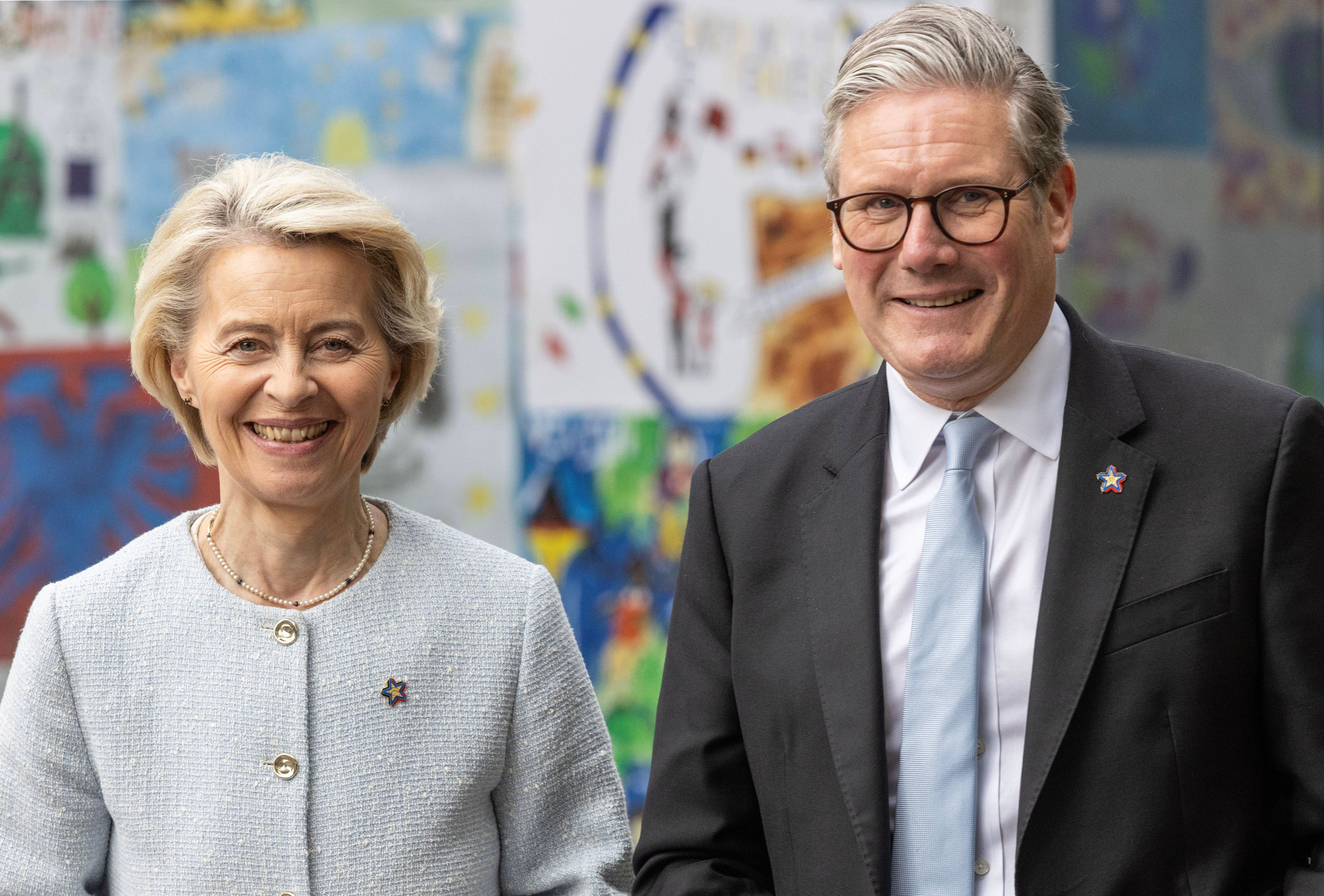 London und Brüssel rücken wieder näher zusammen. Im Bild: EU-Kommissionspräsidentin Ursula von der Leyen und der britische Premierminister Keir Starmer.