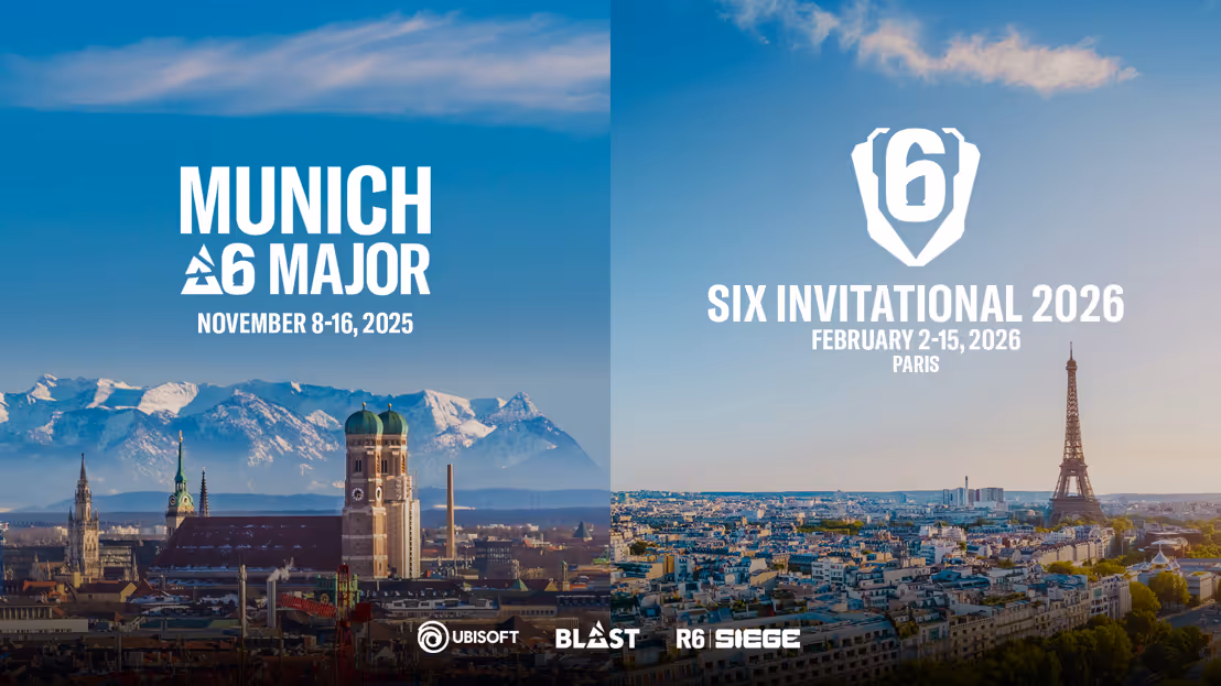 Blast und Ubisoft geben Schauplätze für "Rainbow Six Siege X" für das Fall Major 2025 und Six Invitational 2026 bekannt.