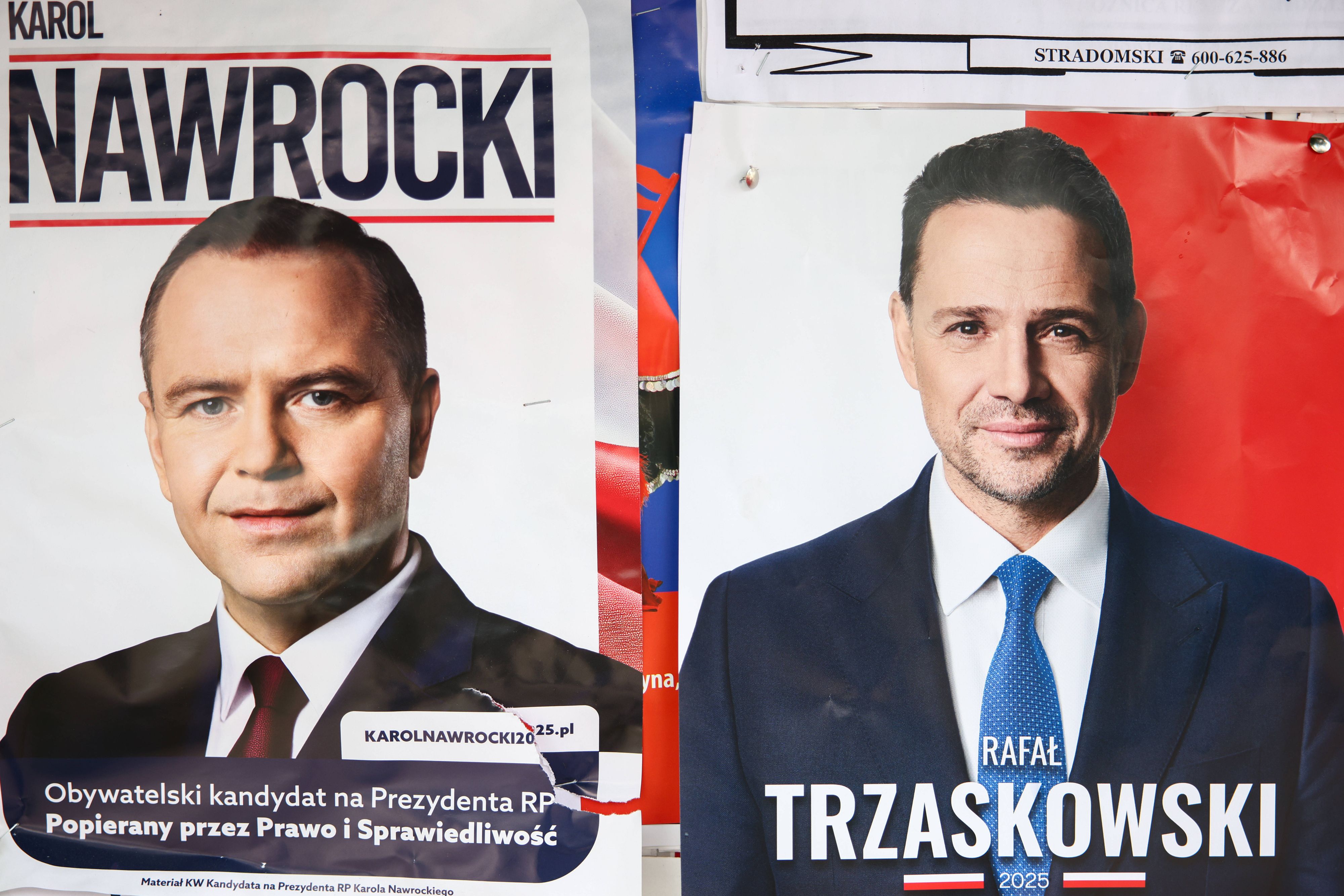 Rafal Trzaskowski und Karol Nawrock müssen in einer Stichwahl antreten.