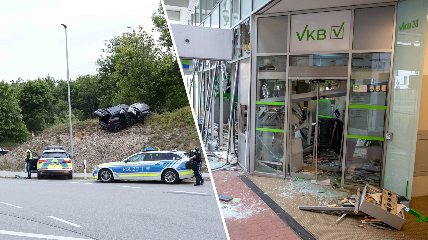 Dass die drei gefassten Männer für die Sprengung in Gmunden verantwortlich sind, gilt laut Polizei als sehr wahrscheinlich.