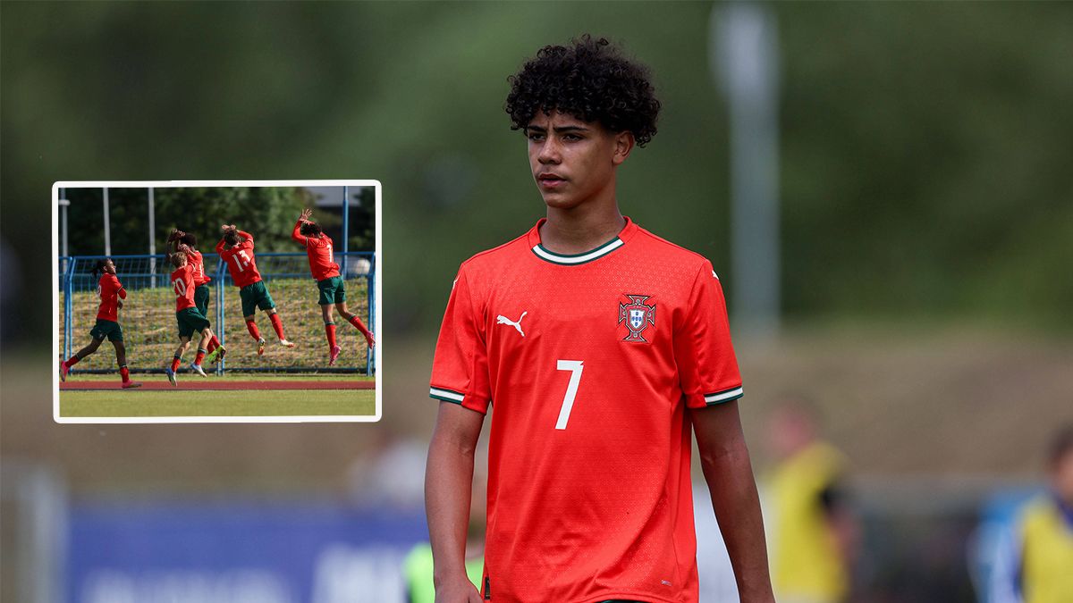 Cristiano Ronaldo Jr. traf gegen Kroatien doppelt. 