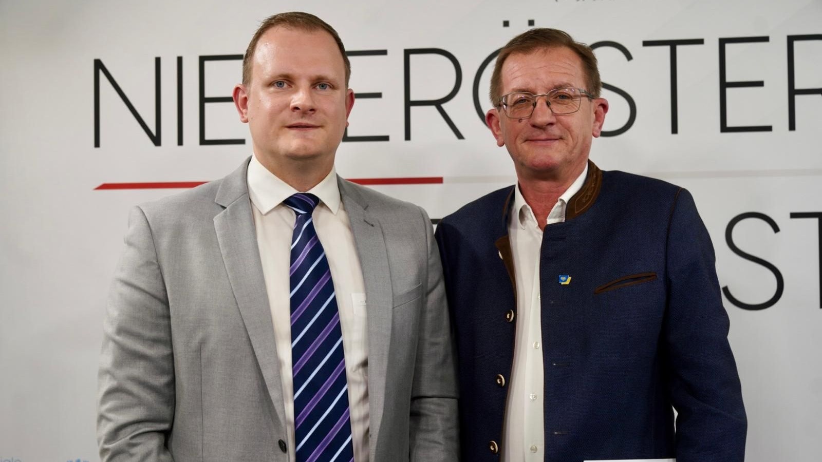 Richard Punz (l.) und Dieter Dorner bei der Pressekonferenz.
