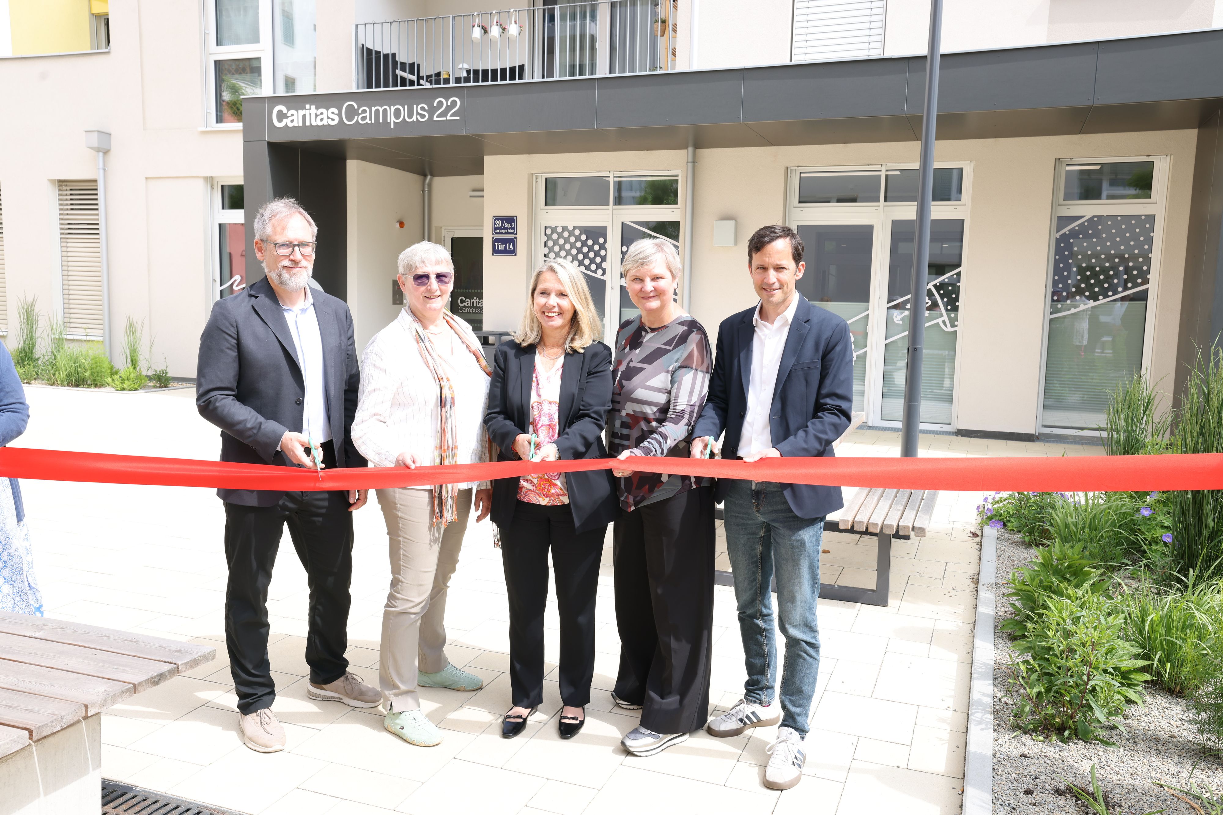 Alexander Bodmann, Michaela Dallinger, Monika Badilla, Sandra Frauenberger und Klaus Schwertner (v.l.).