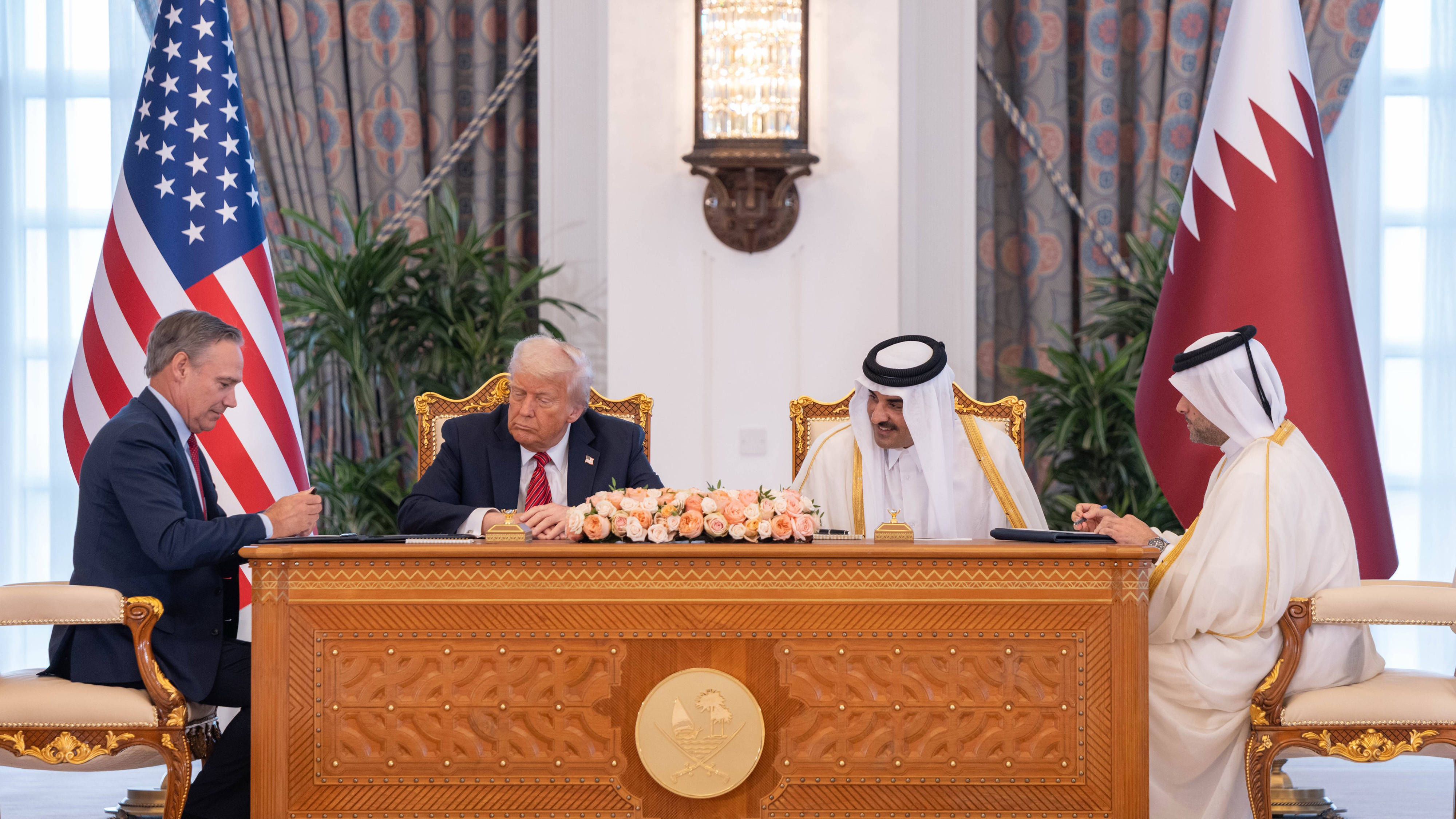 US-Präsident Donald Trump auf Besuch in Katar.