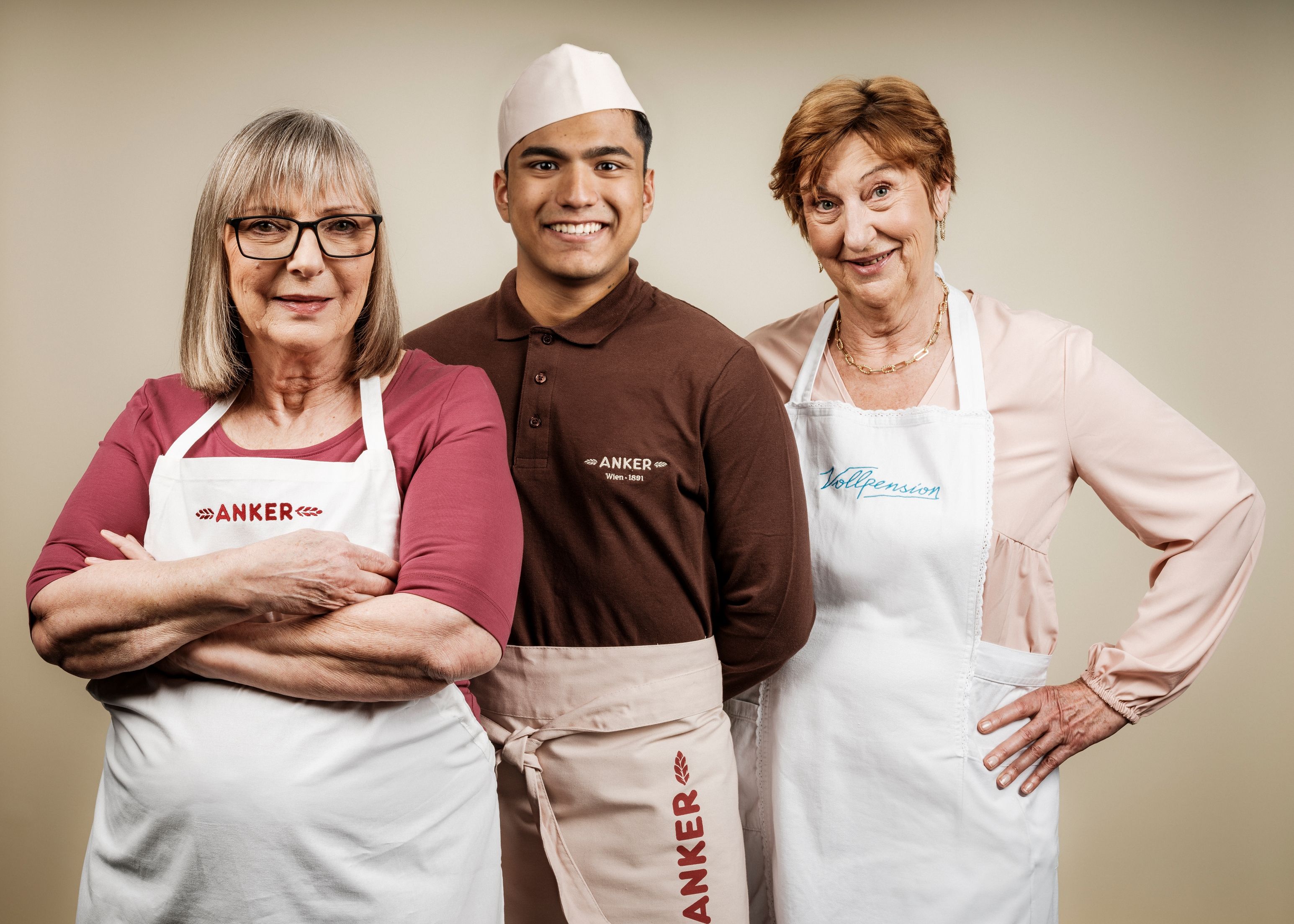 Rolemodel Agnes, Lehrling Amru und Vollpension-Oma Maria sind von der neuen Initiative begeistert.