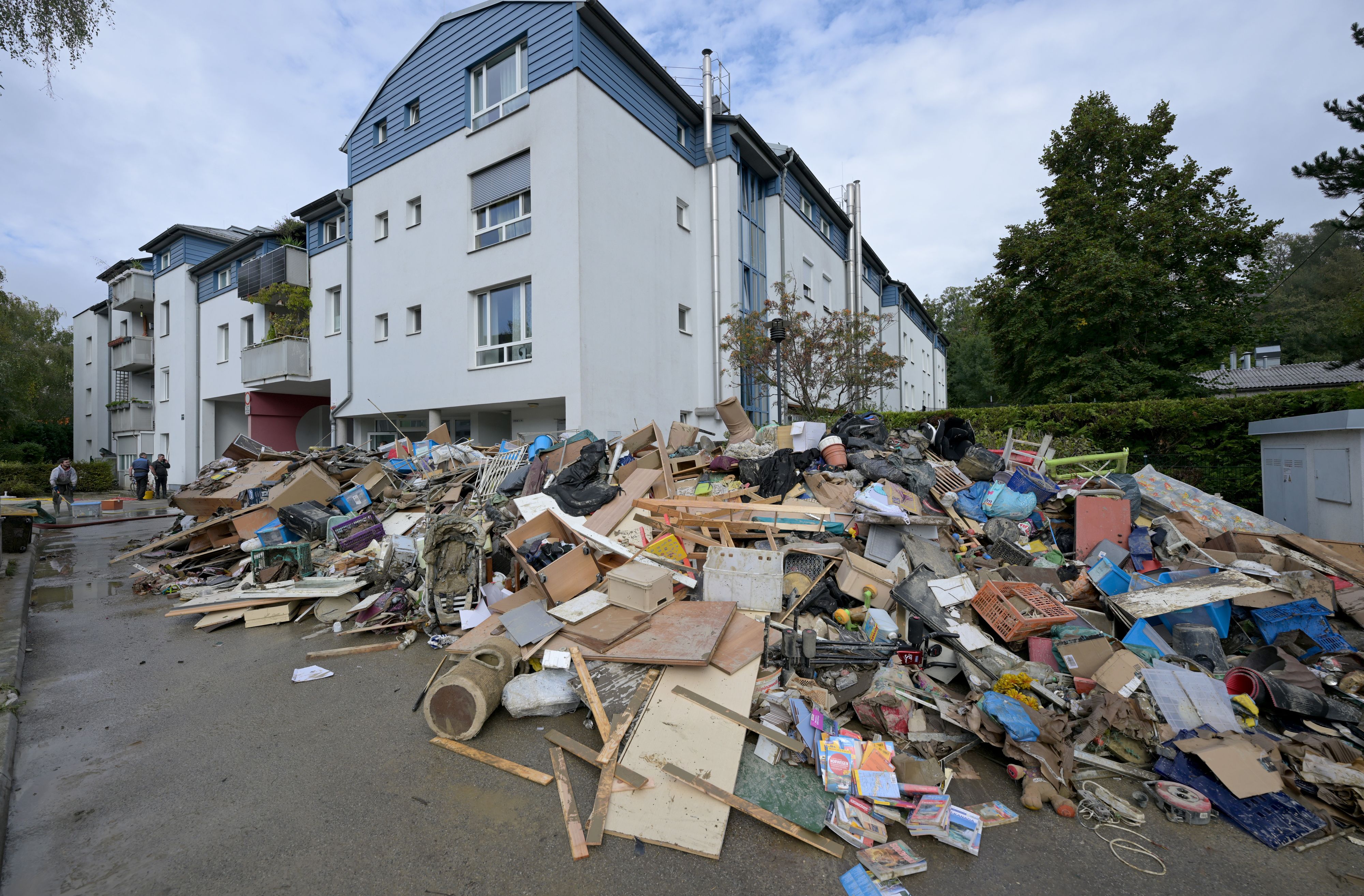 Eindrücke vom Hochwasser im September 2024. Massive Schäden auch in Klosterneuburg.
