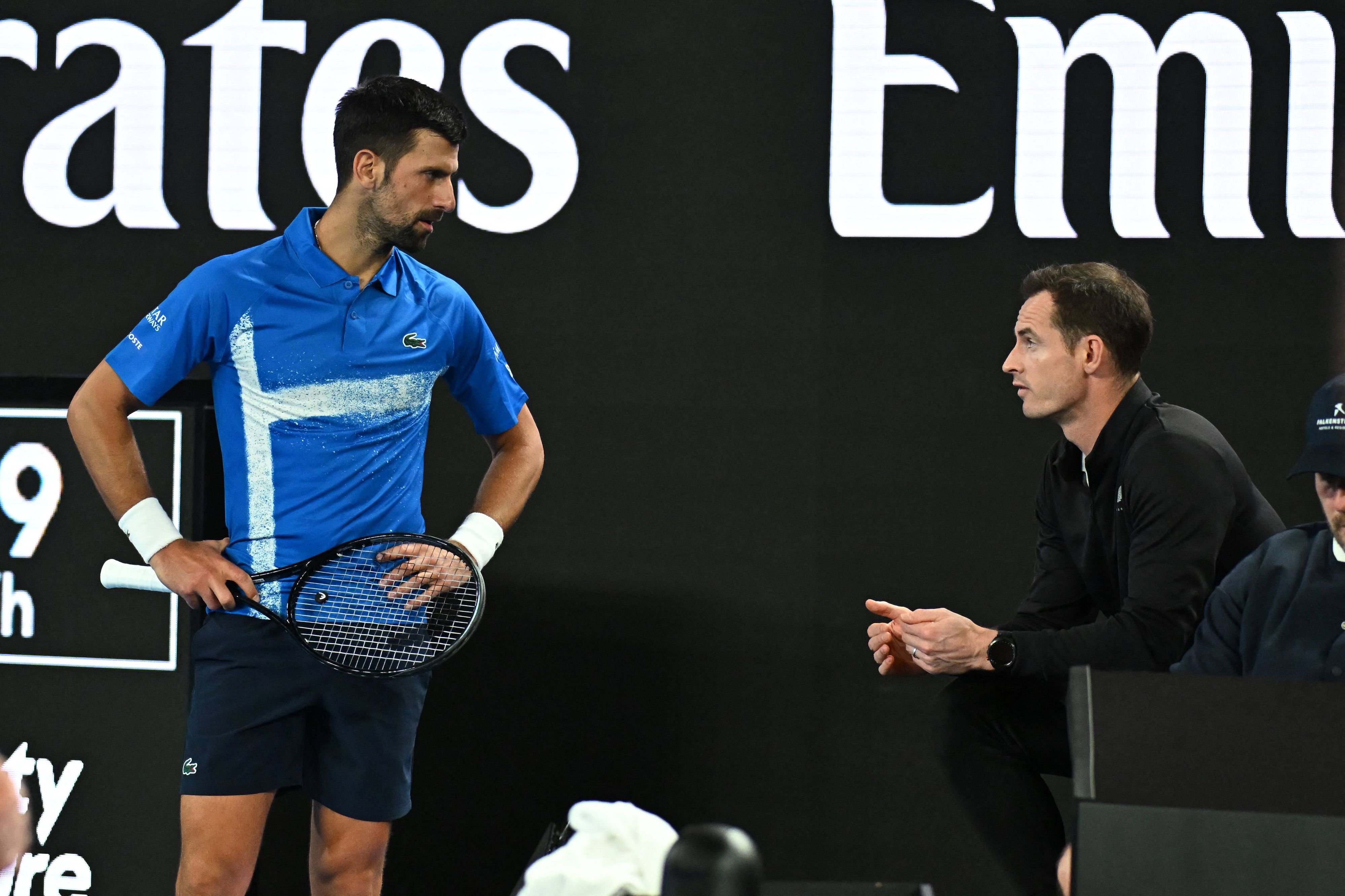 Novak Djokovic trennte sich nach sechs Monaten von Andy Murray.