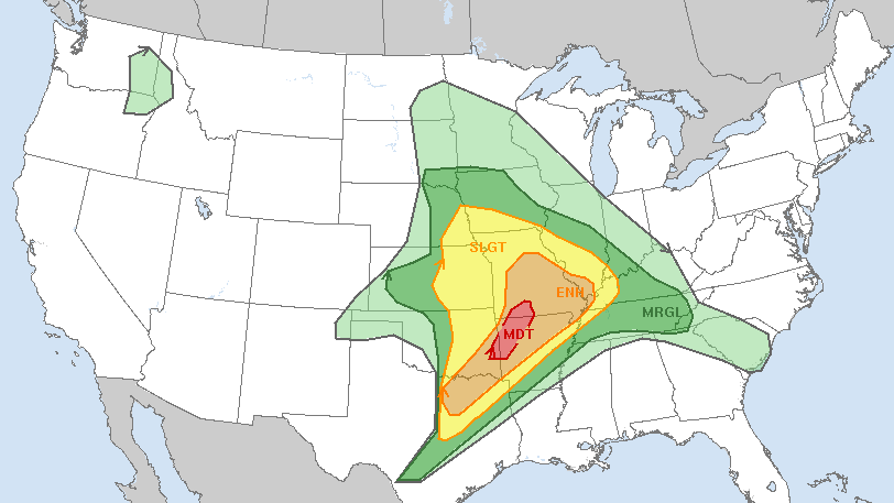 Je rötlicher, desto gefährlicher: Tornado-Vorhersage in den USA