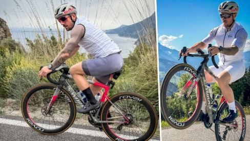 Marcel Hirscher trainiert am Mittelmeer (l.) und in den Alpen für das Weltcup-Comeback.