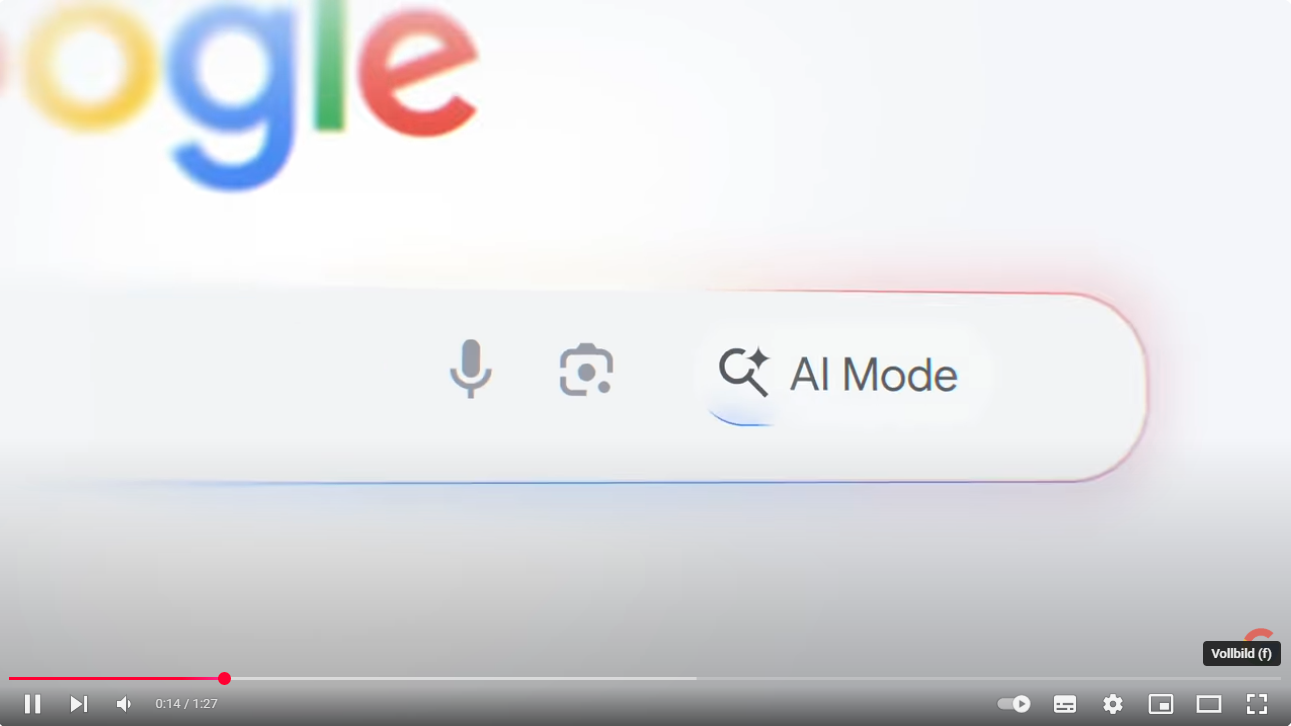 Der neue "AI Mode" in der Google-Suche ermöglicht es Nutzern, mit der Suchmaschine in natürlicher Sprache zu interagieren.
