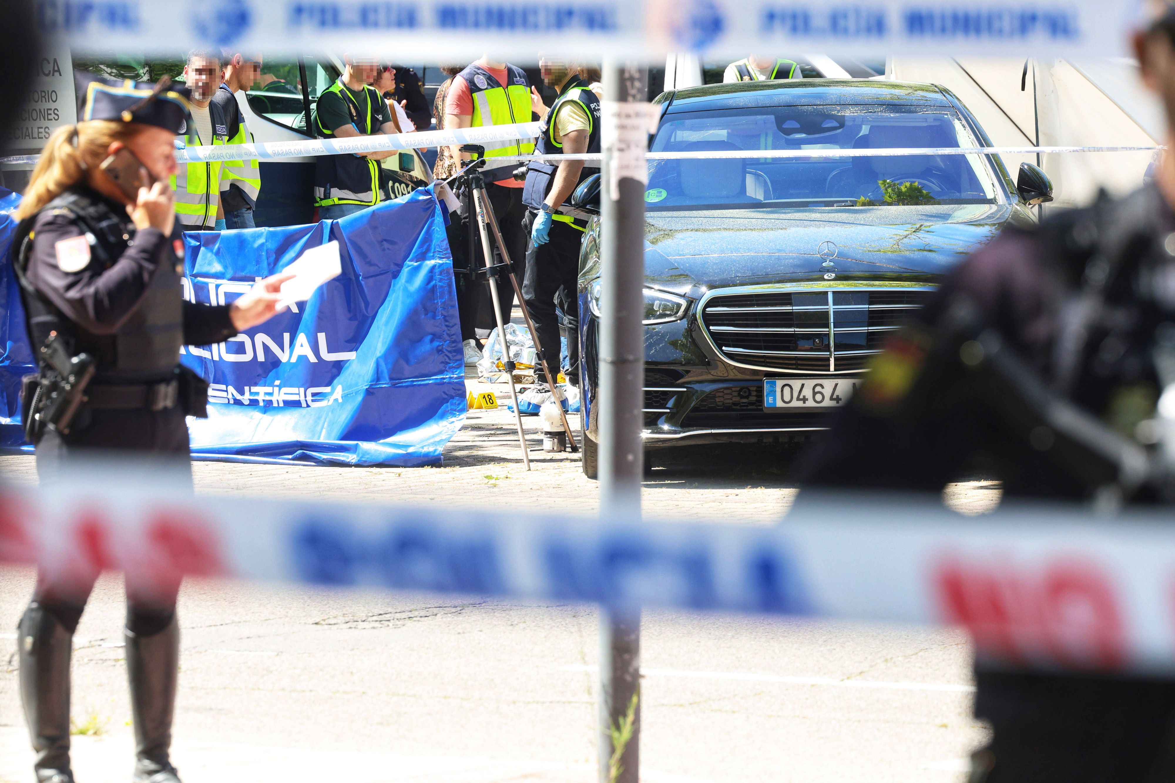 Andrij Portnow wurde vor einer Schule in Madrid erschossen.