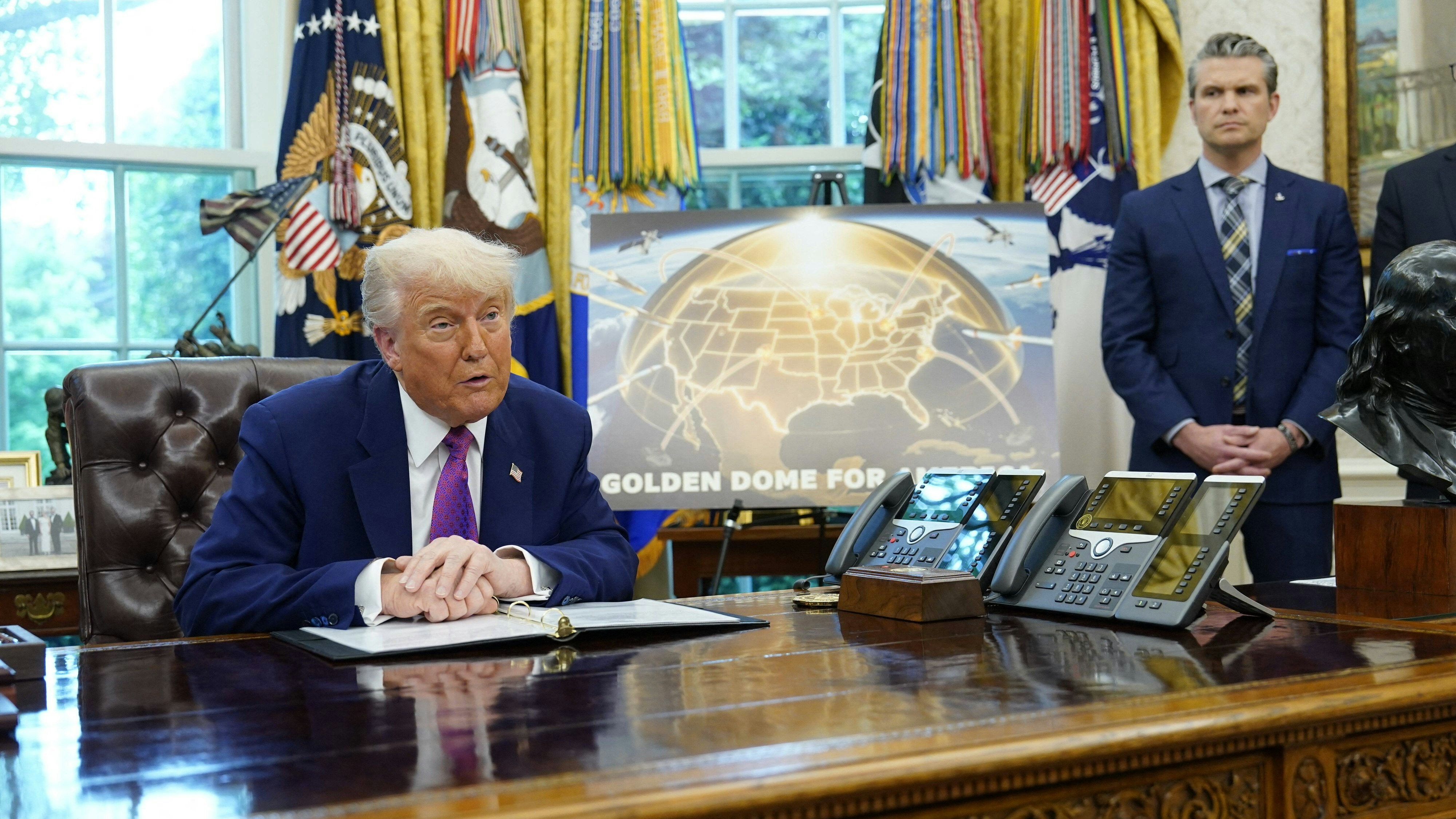 Der "Golden Dome" von US-Präsident Donald Trump sorgt für Aufregung in Peking und Moskau.