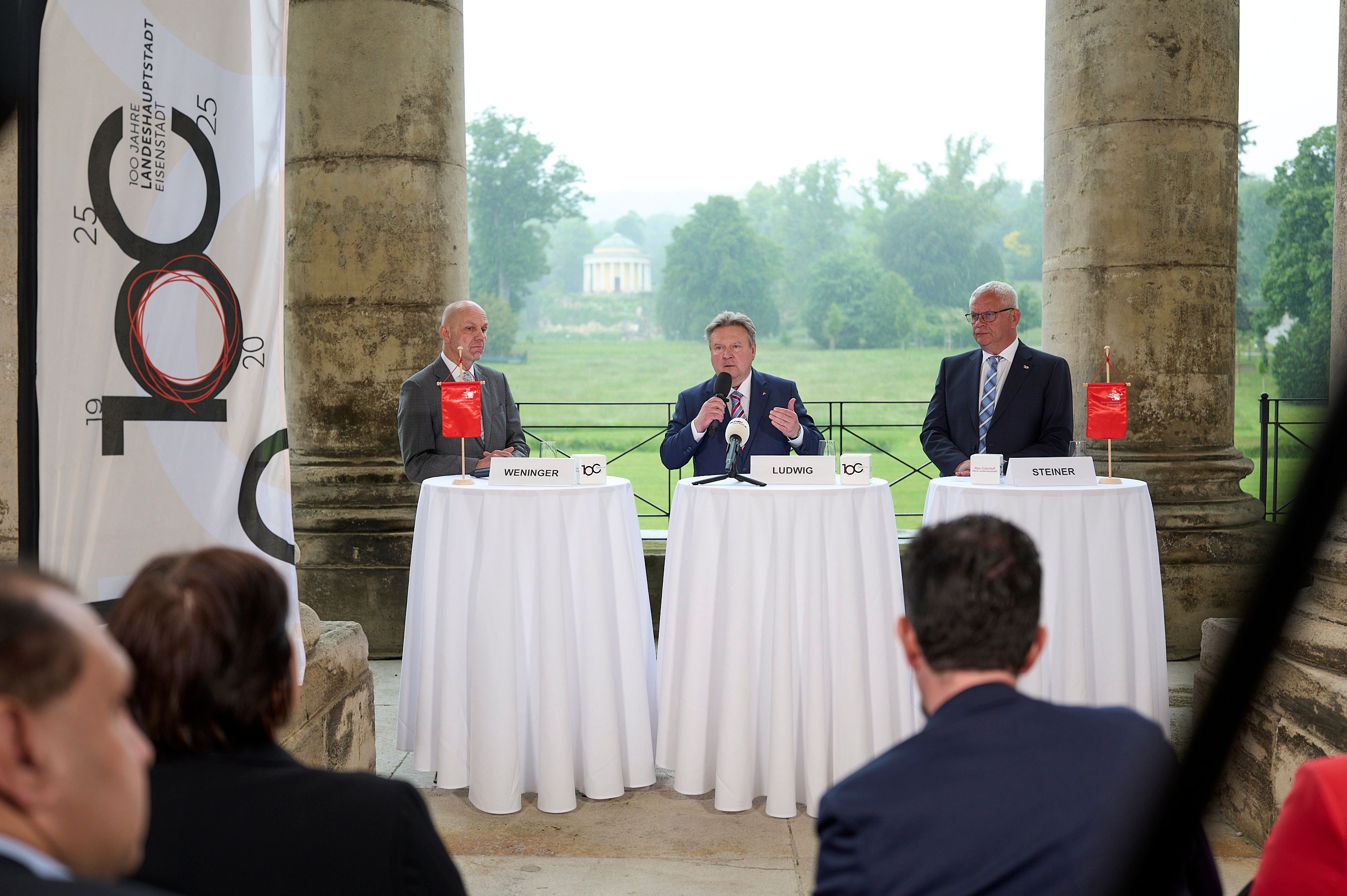 Thomas Weninger, Michael Ludwig und Thomas Steiner bei der Eröffnung des 74. Städtetag.