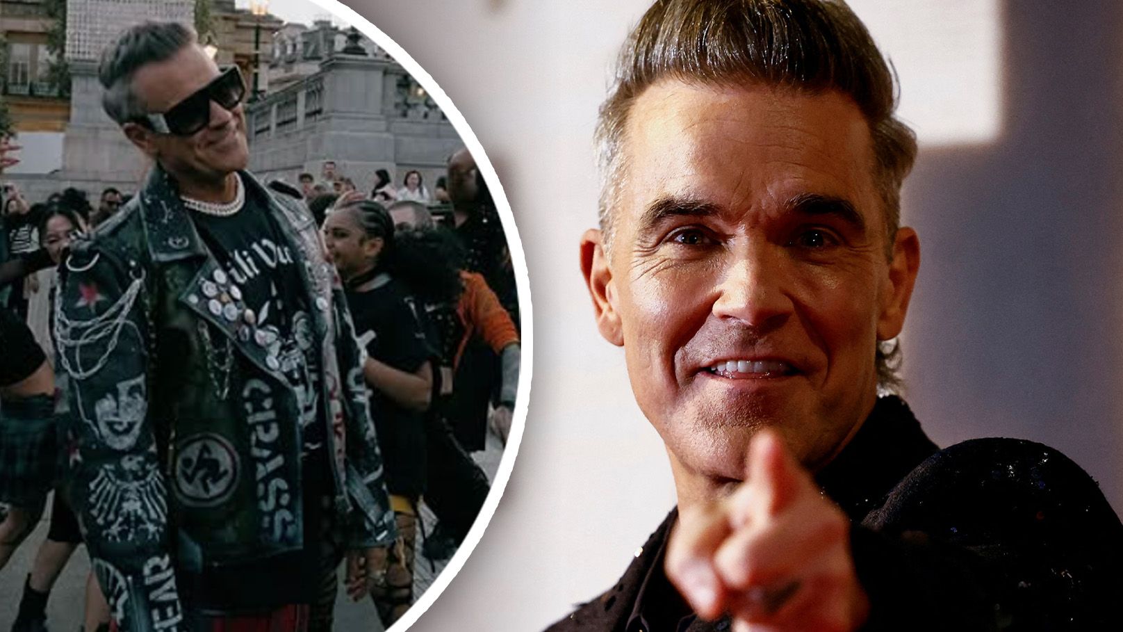 Robbie Williams wird jetzt vom Pop- zum Rockstar.