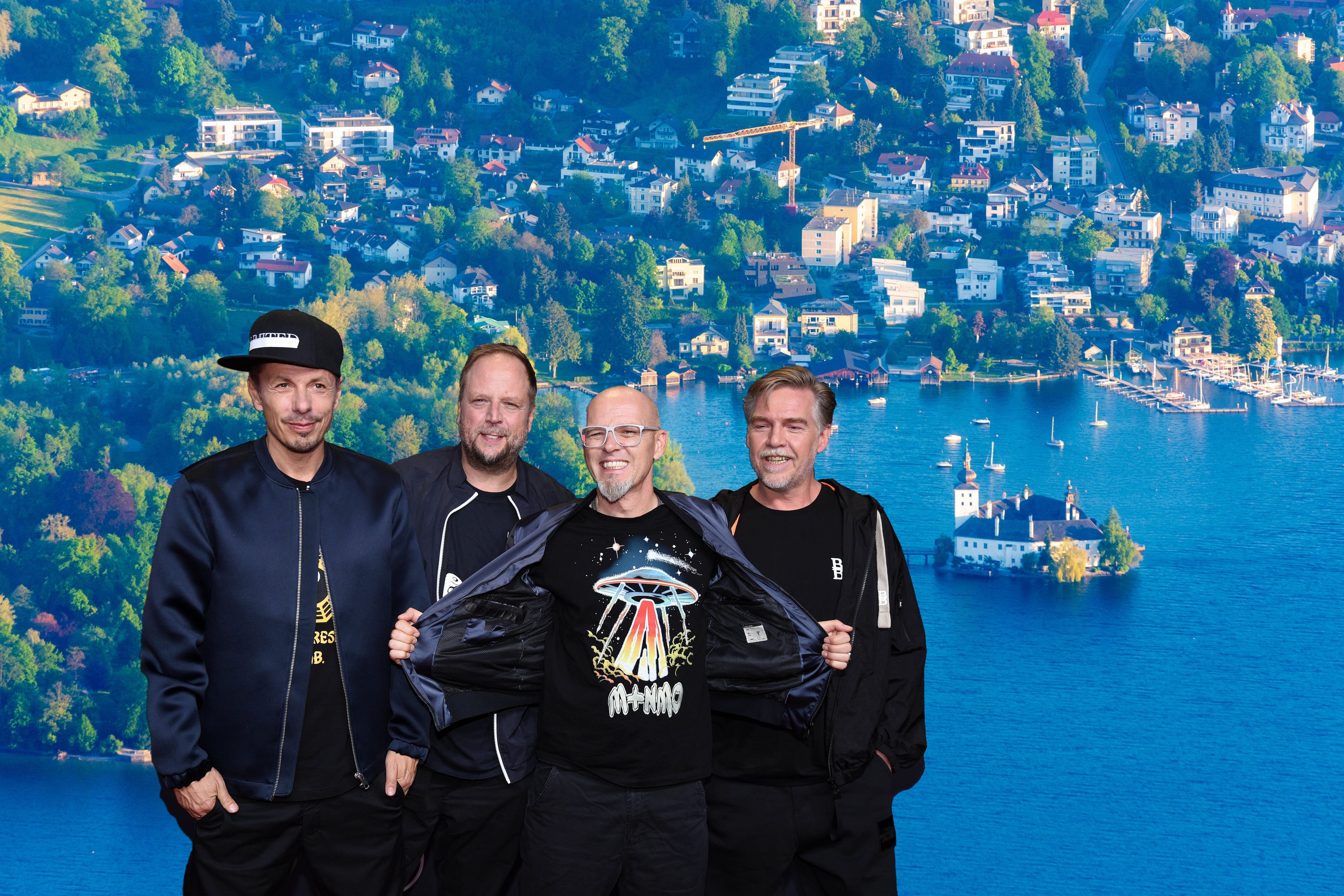 Die Fantastischen Vier – Smudo, Thomas D, Michi Beck und Andreas Rieke (v.l.) – kommen am 29. Mai nach Gmunden (OÖ) und am 30. Mai nach Krems (NÖ).