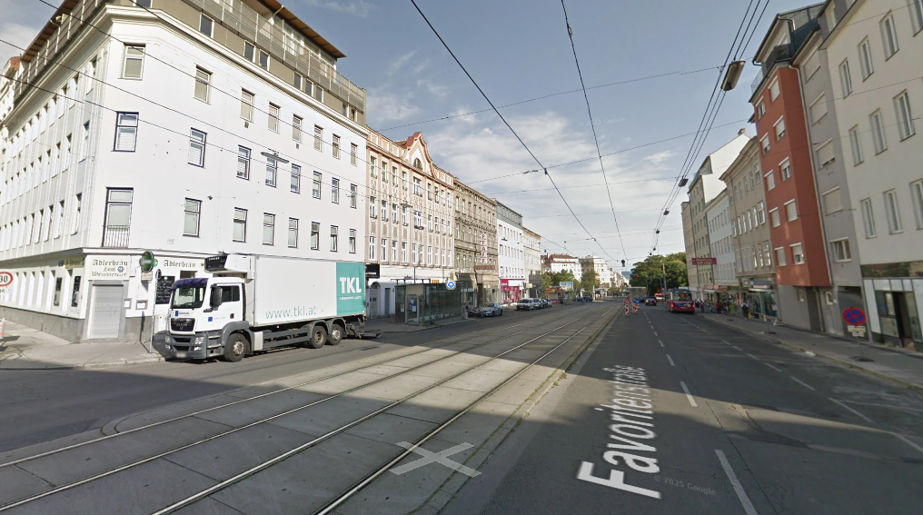 Das minderjährige Opfer wurde in der Favoritenstraße überfallen