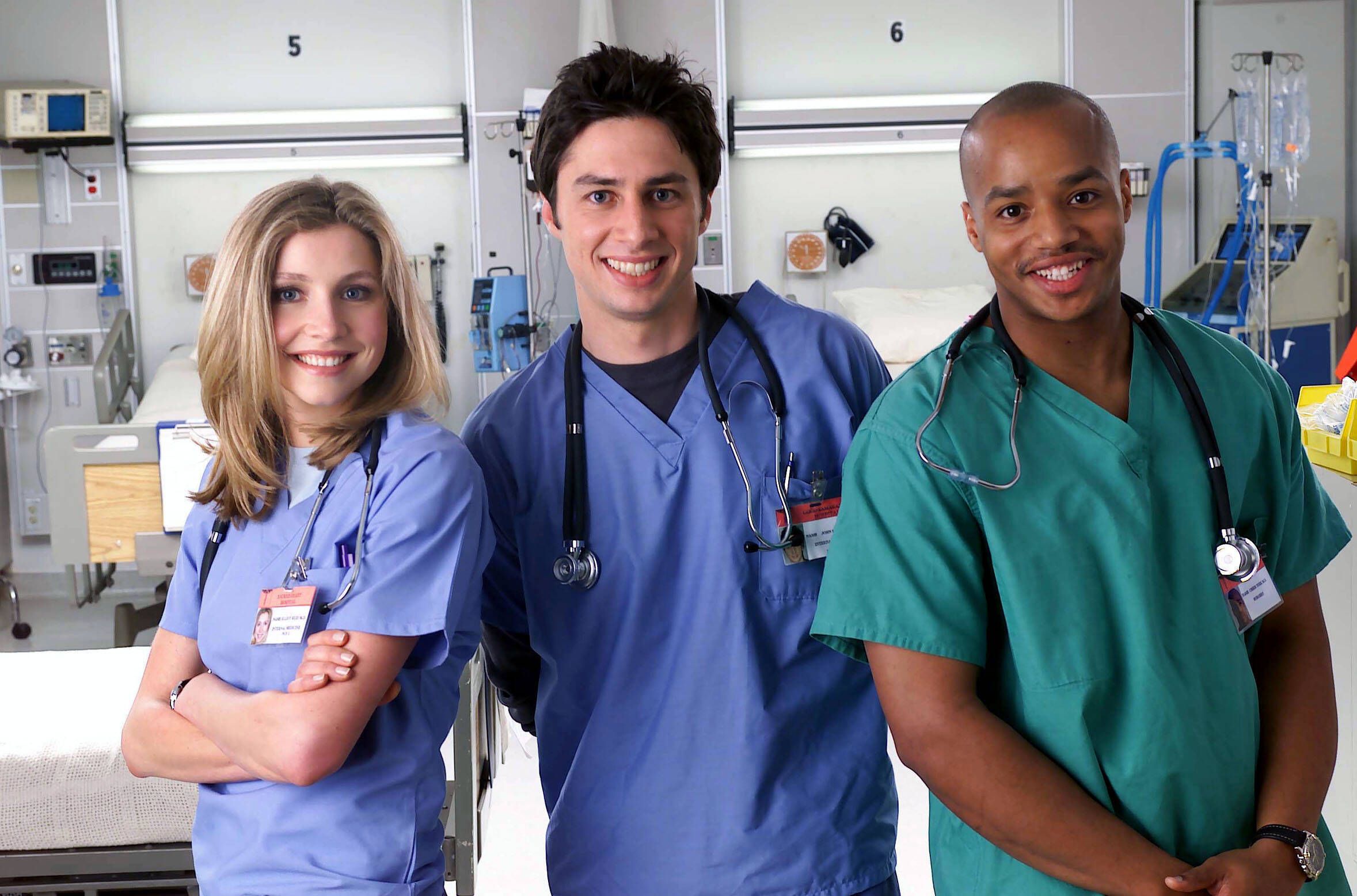 Sarah Chalke, Zach Braff und Donald Faison waren die Hauptdarsteller bei 