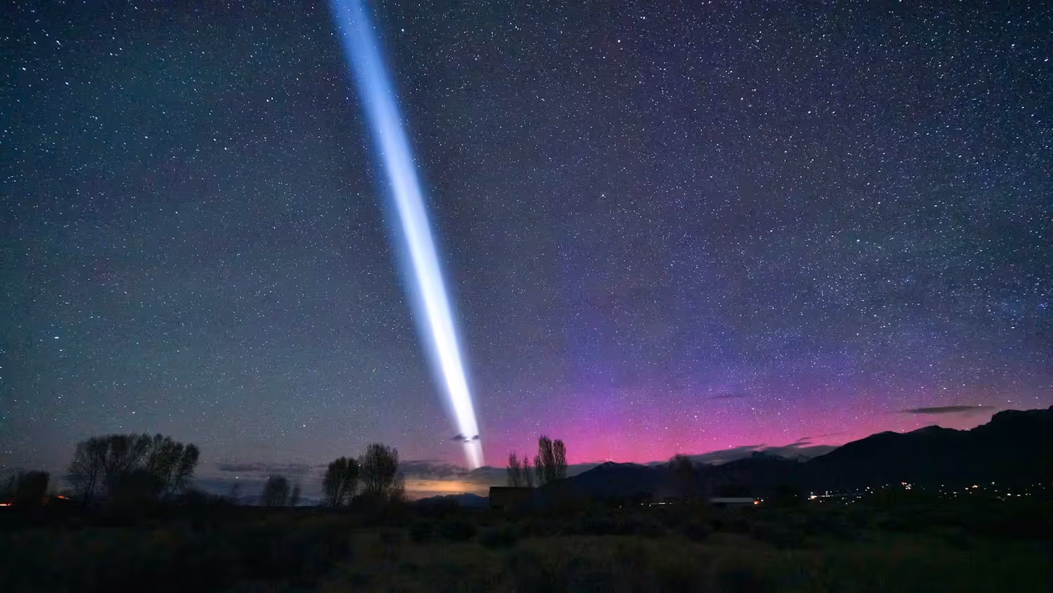 Das ungewöhnliche Lichtspektakel erhellte den Nachthimmel über dem Westen der USA
