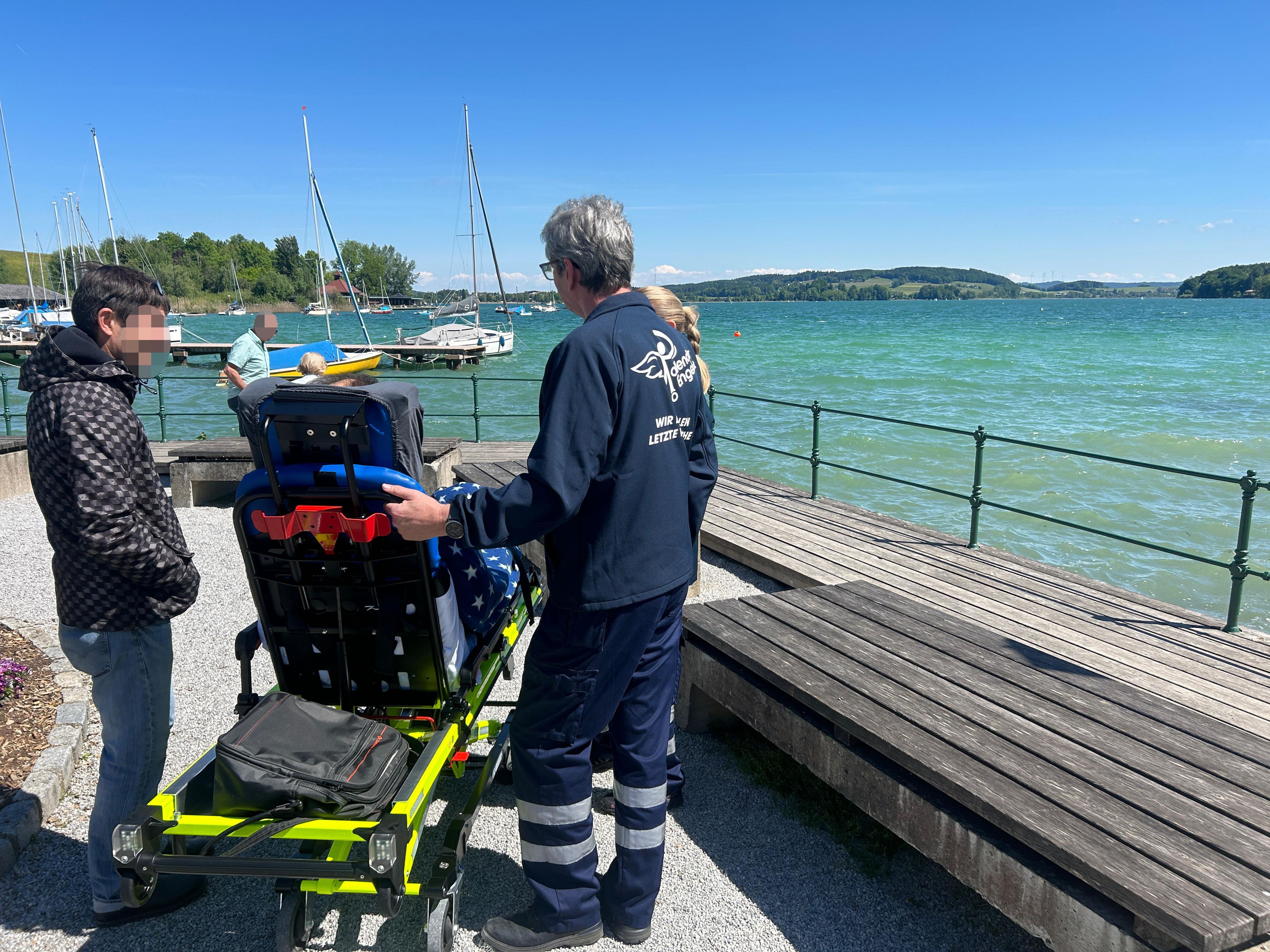 Der schwer kranke Franz und sein Bruder schwelgten am Wunschziel in vielen Erinnerungen.