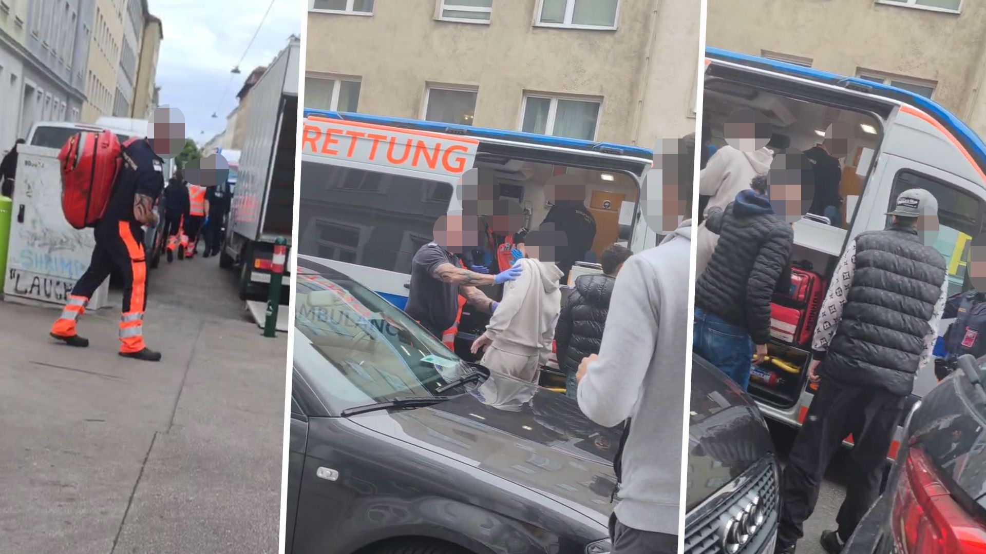 Die Wiener Berufsrettung hatte am Freitagnachmittag in Ottakring alle Hände voll zu tun.