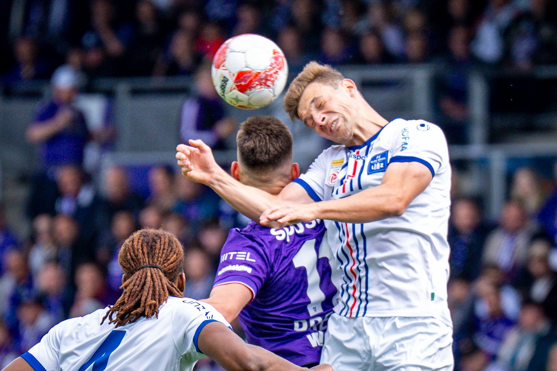 Die Wiener Austria im letzten Bundesliga-Heimspiel gegen Blau-Weiß Linz. 