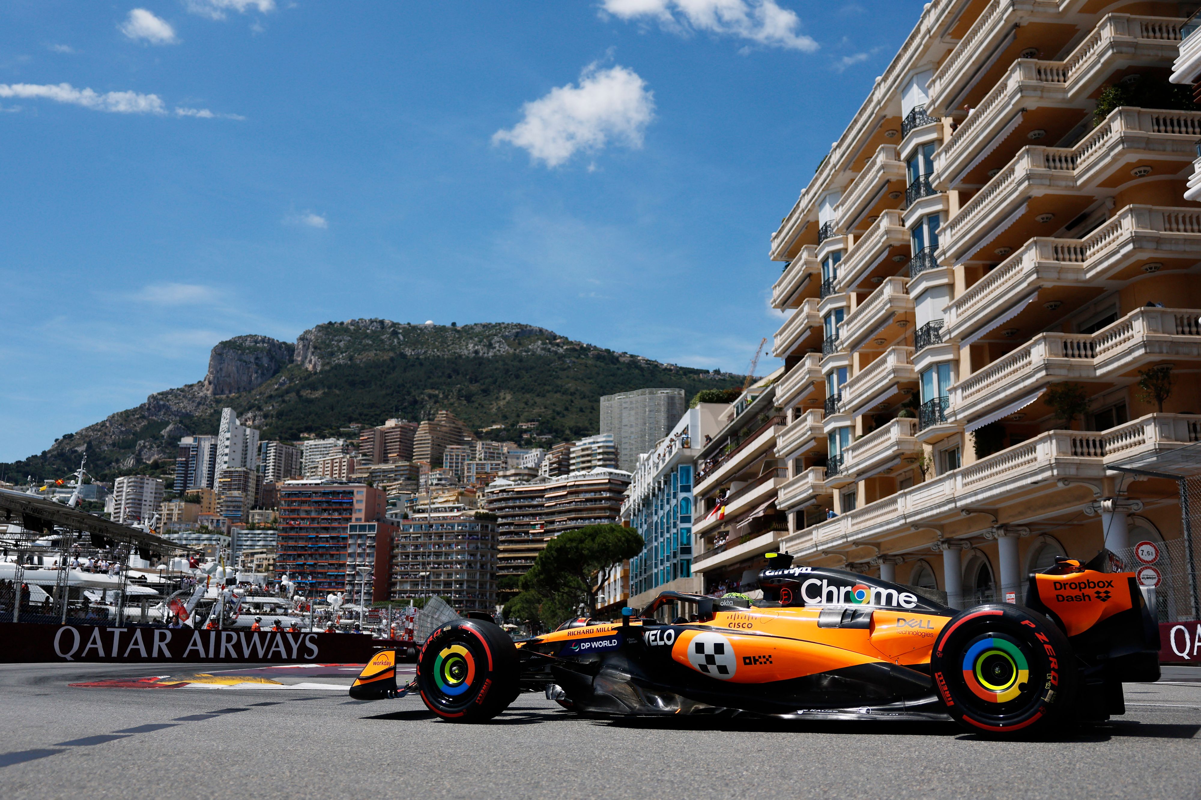 McLaren-Star Lando Norris in Monaco am Weg zum Sieg