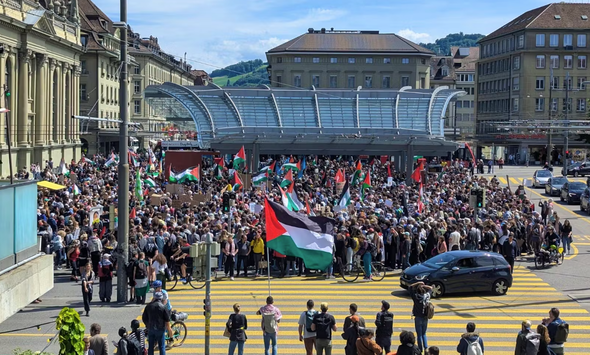 Die Dmeonstration war nicht bewilligt.