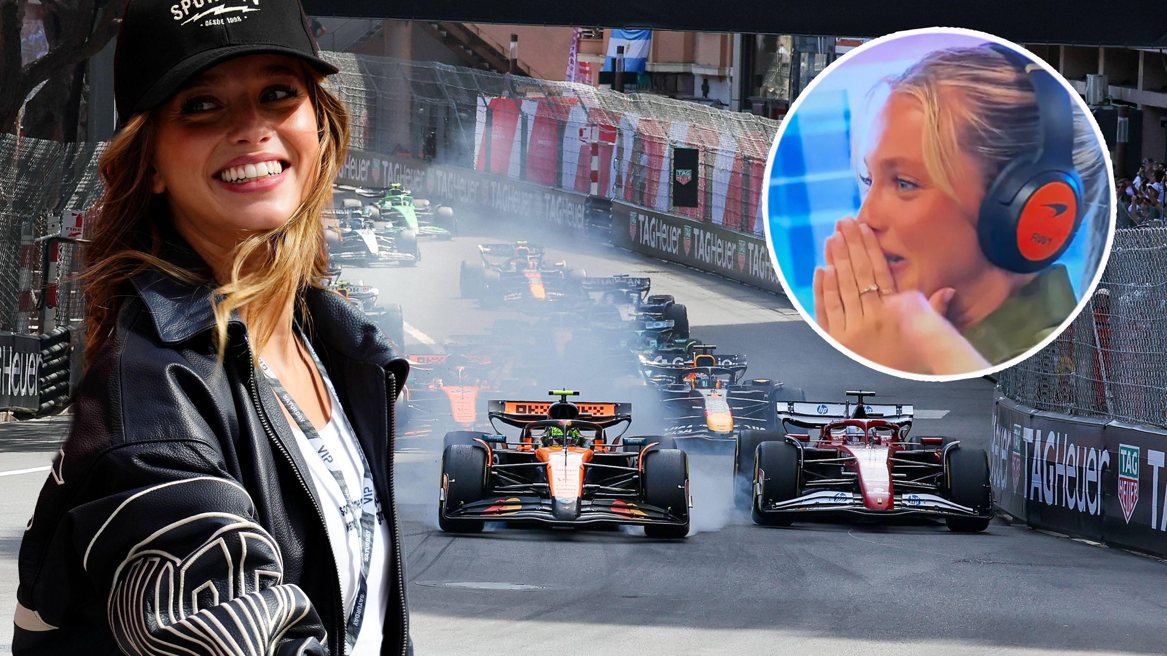 Margarida Corceiro fieberte mit Lando Norris mit.