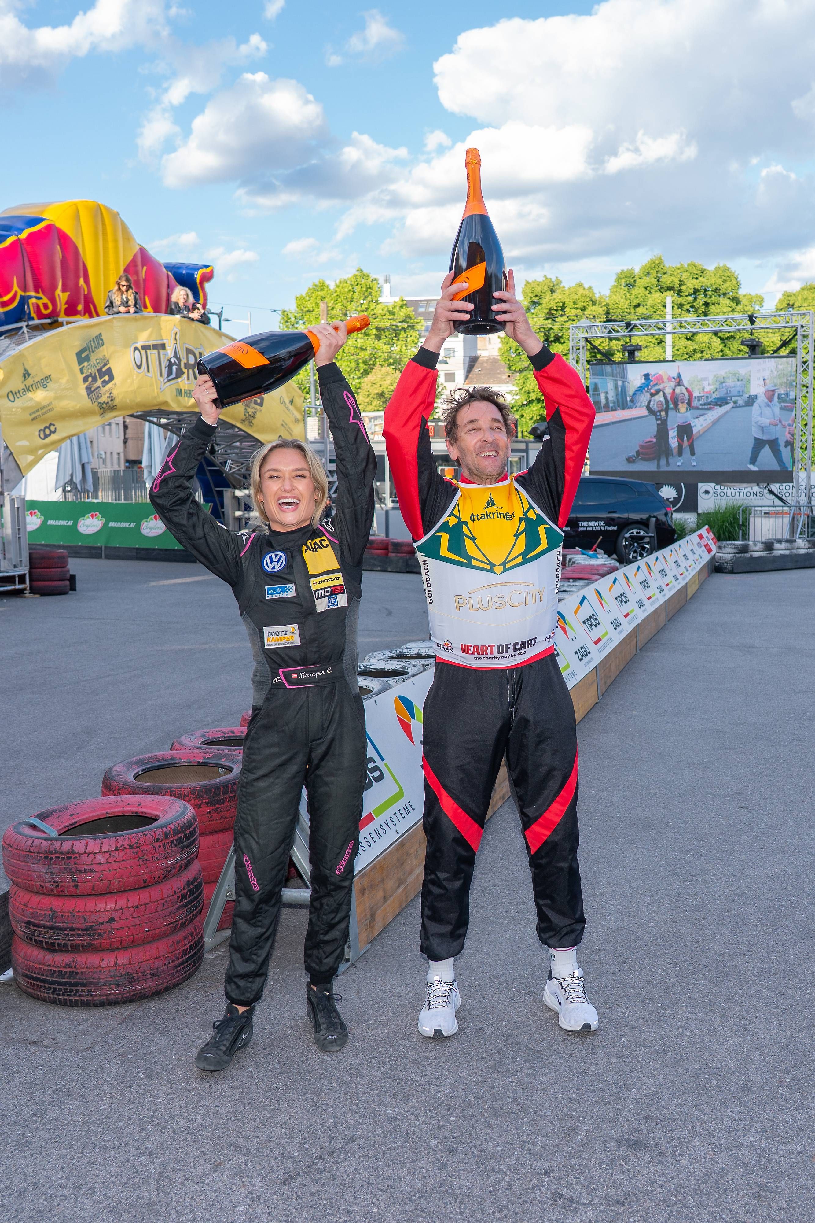 Corinna Kamper und Mark Keller hatten allen Grund zur Freude