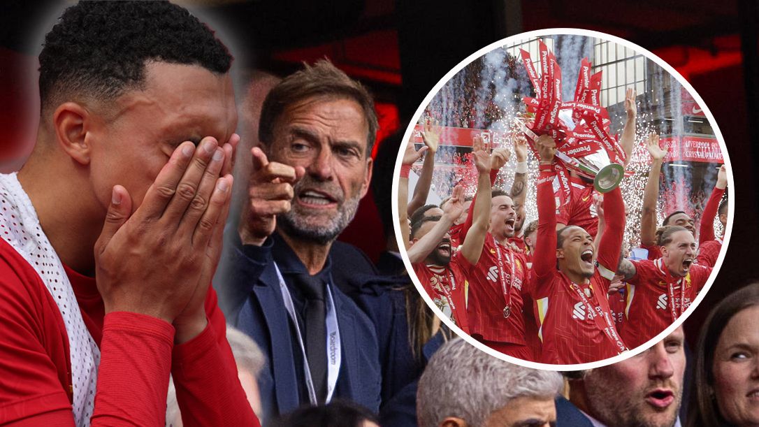 Jürgen Klopp und Trent Alexander-Arnold erleben die Titelparty Liverpools mit gemischten Gefühlen.