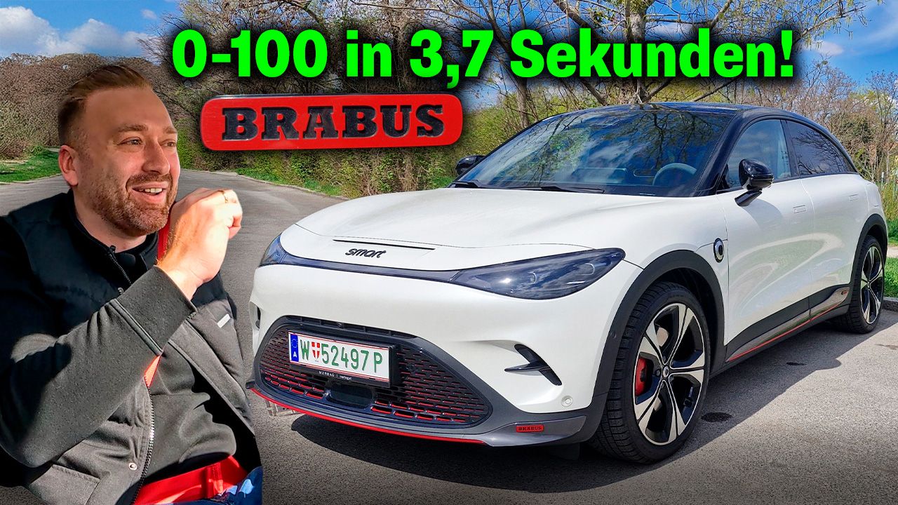 Der neue Smart #3 Brabus ist eine regelrechte Elektro-Rakete. 
