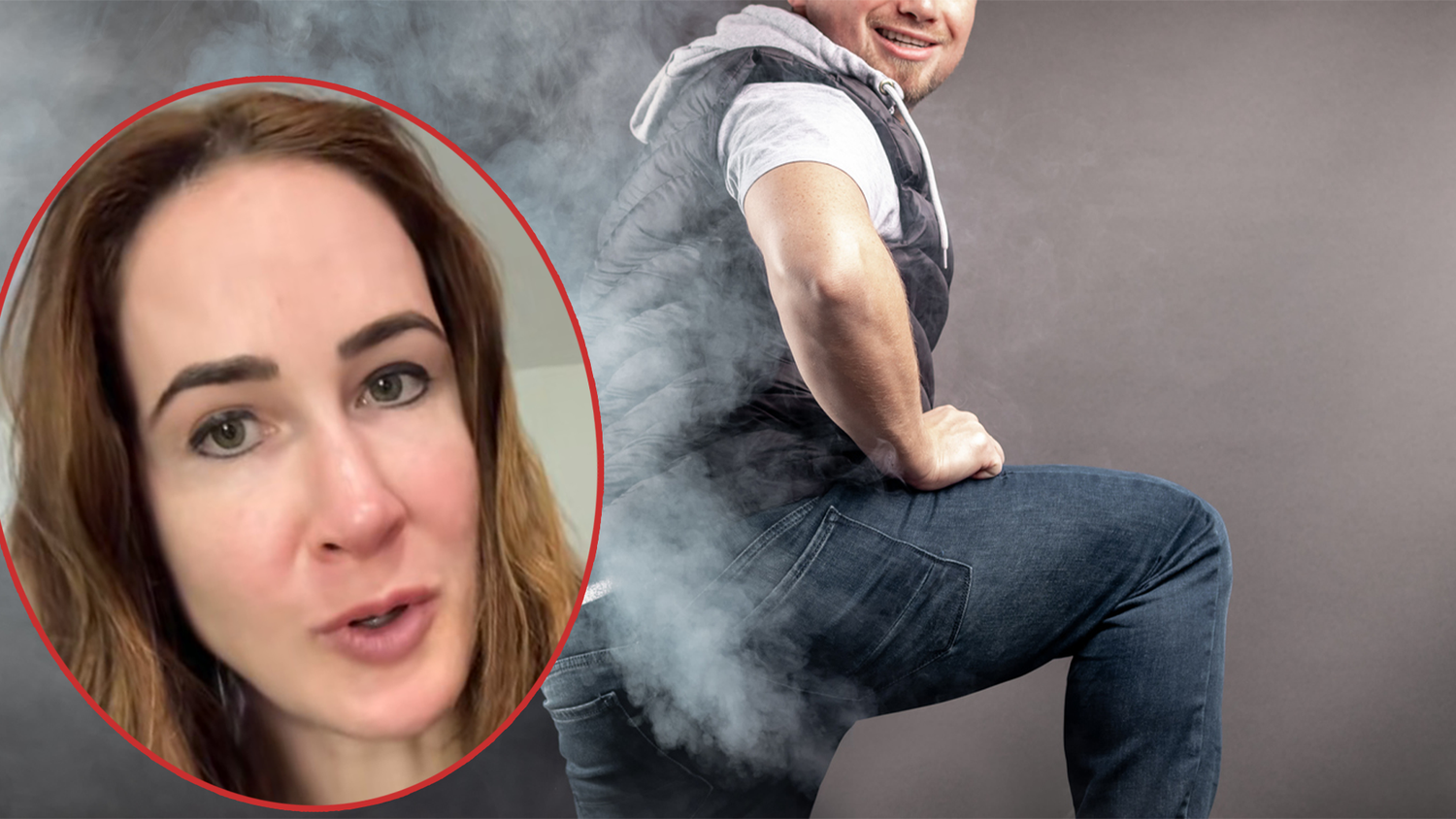 Christine Connell (kl. Bild) wurde der Furz ihres Freundes zum Verhängnis.