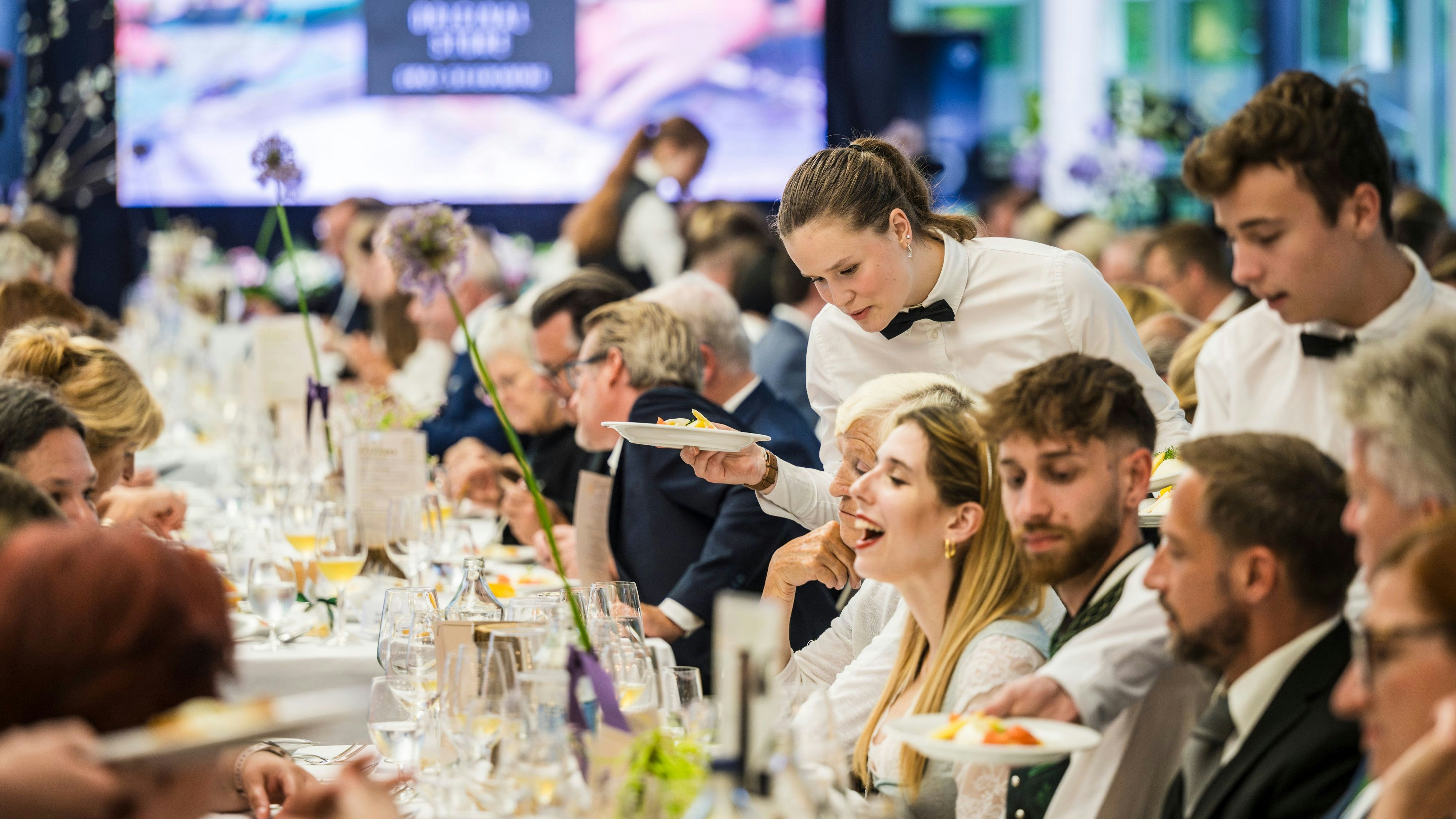 Die Schüler der Tourismusschule Bad Gleichenberg tischten auf.