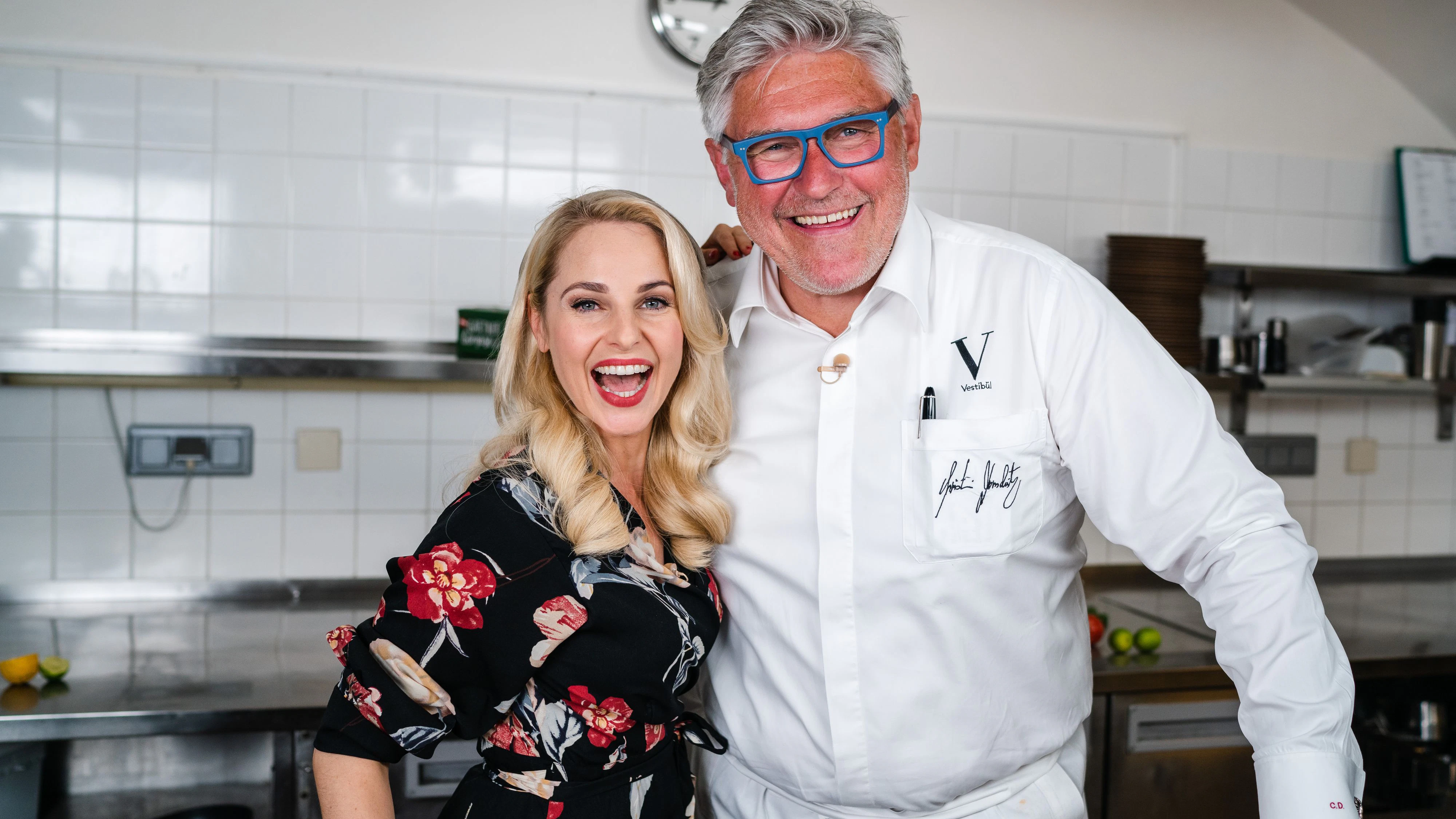 ORF-Moderatorin <strong>Silvia Schneider</strong> und Haubenkoch <strong>Christian Domschitz</strong>