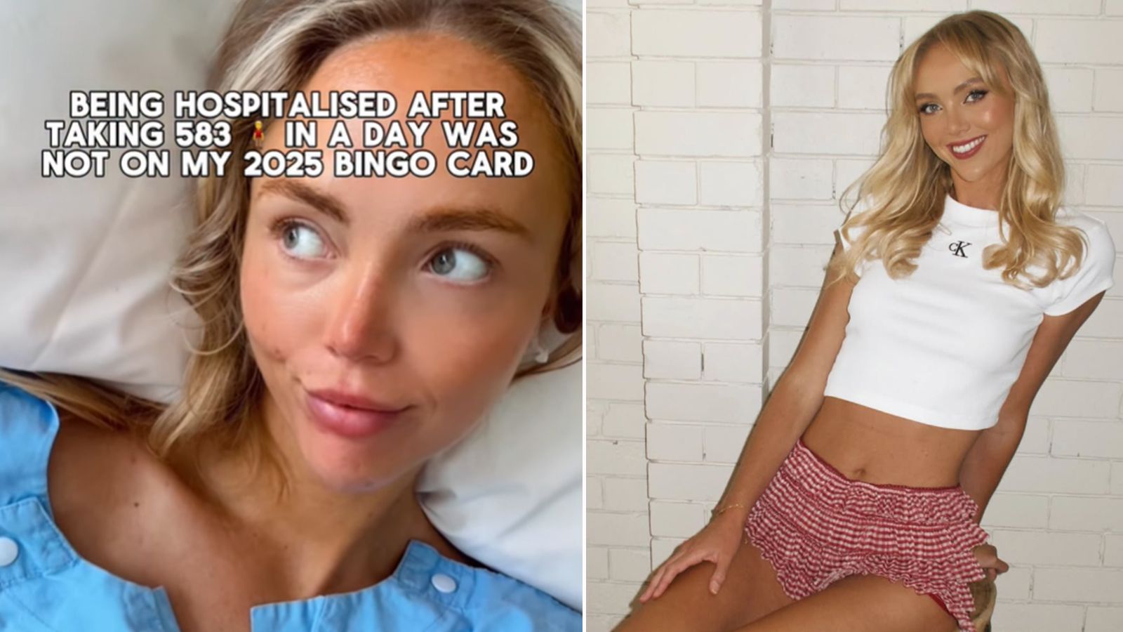 Annie Knight (28) brauchte ärztliche Hilfe.