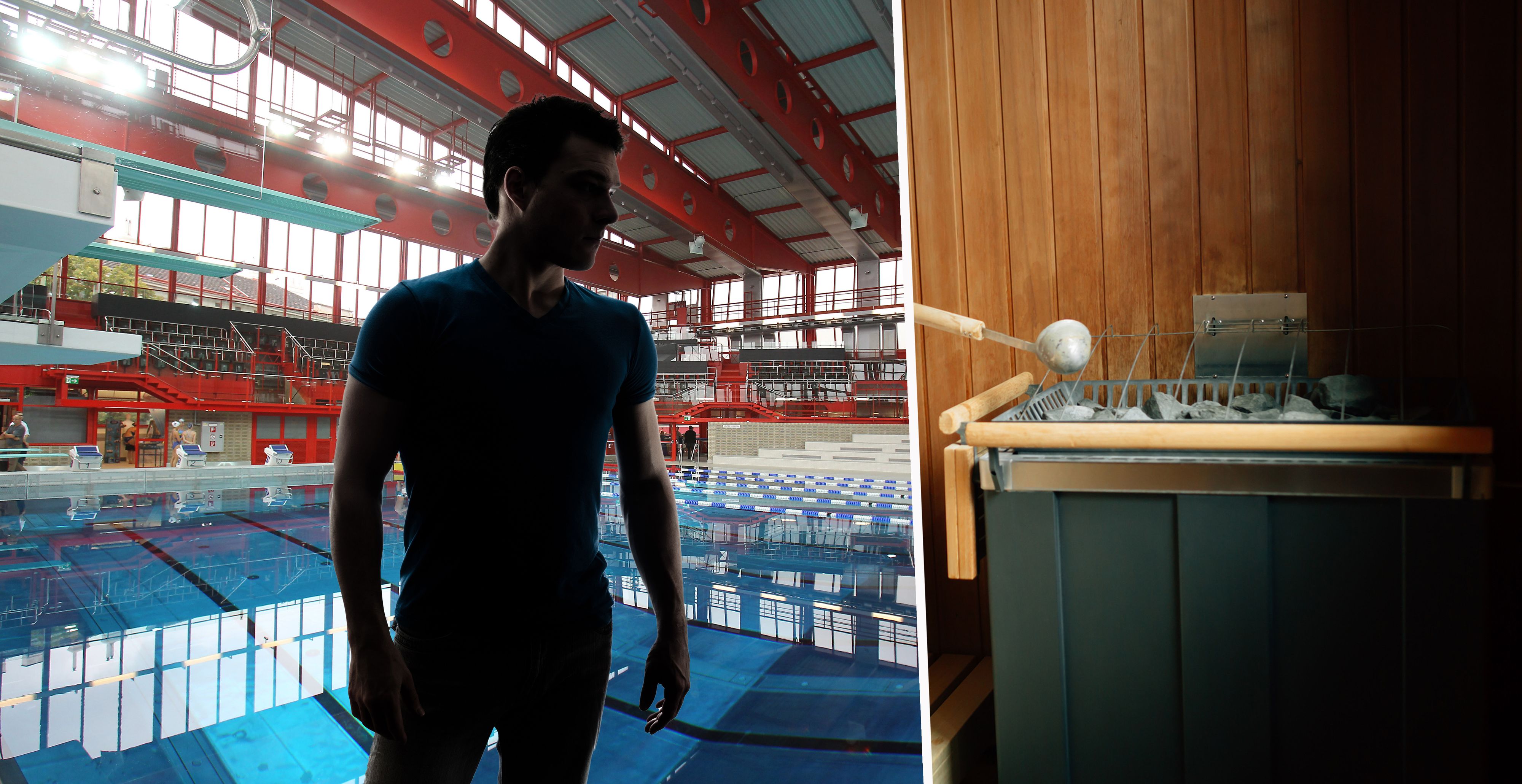 Streit um Sauna-Regeln im Wiener Stadthallenbad endet mit Polizeieinsatz und Hausverbot.